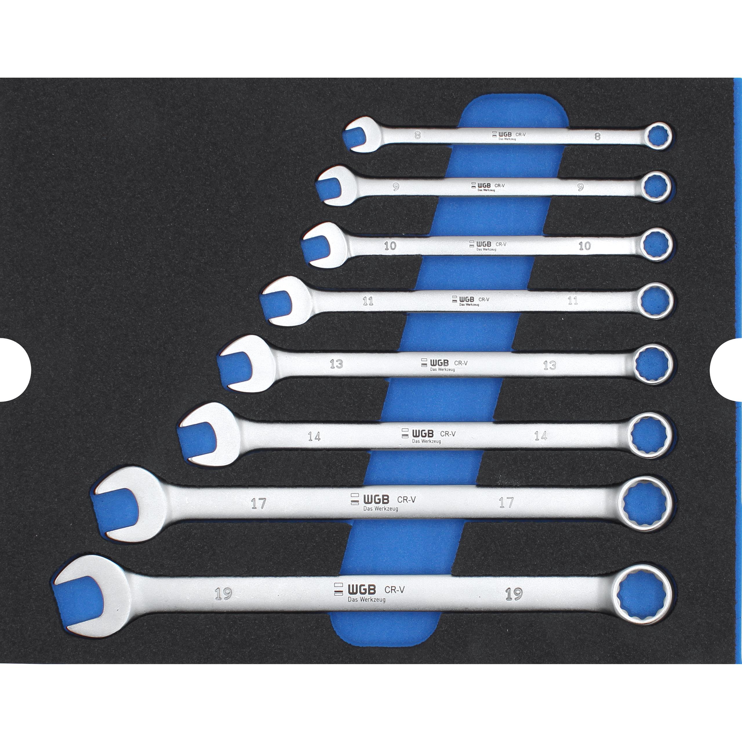 WGB-MES blau Ringmaulschlüsselsatz extralang 8-teilig-5732061