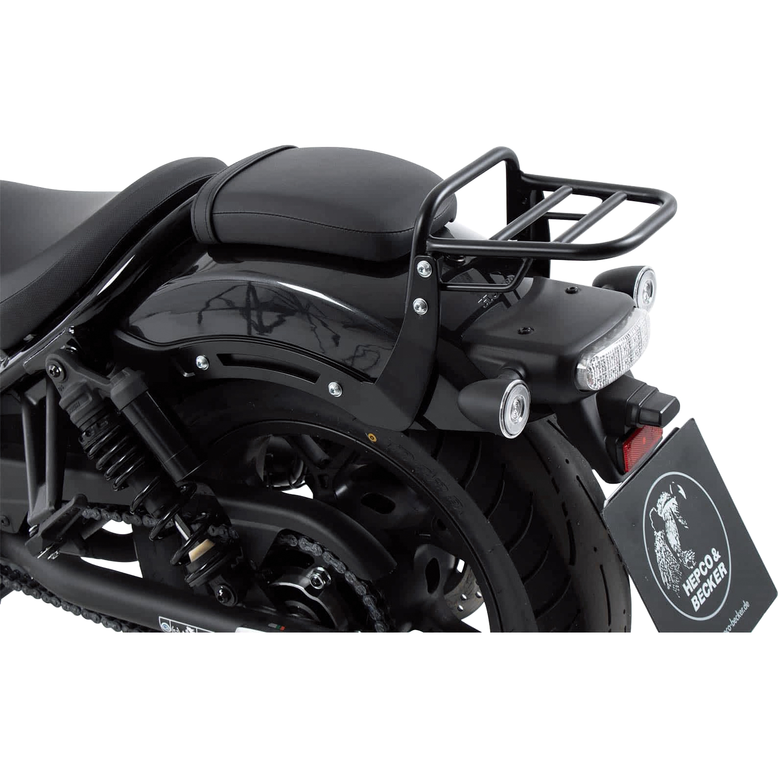 Hepco & Becker Gepäckbrücke Rohr schwarz für Honda CMX 1100 Rebel 2021-2024 - Motorradzubehör - Motorradgepäck