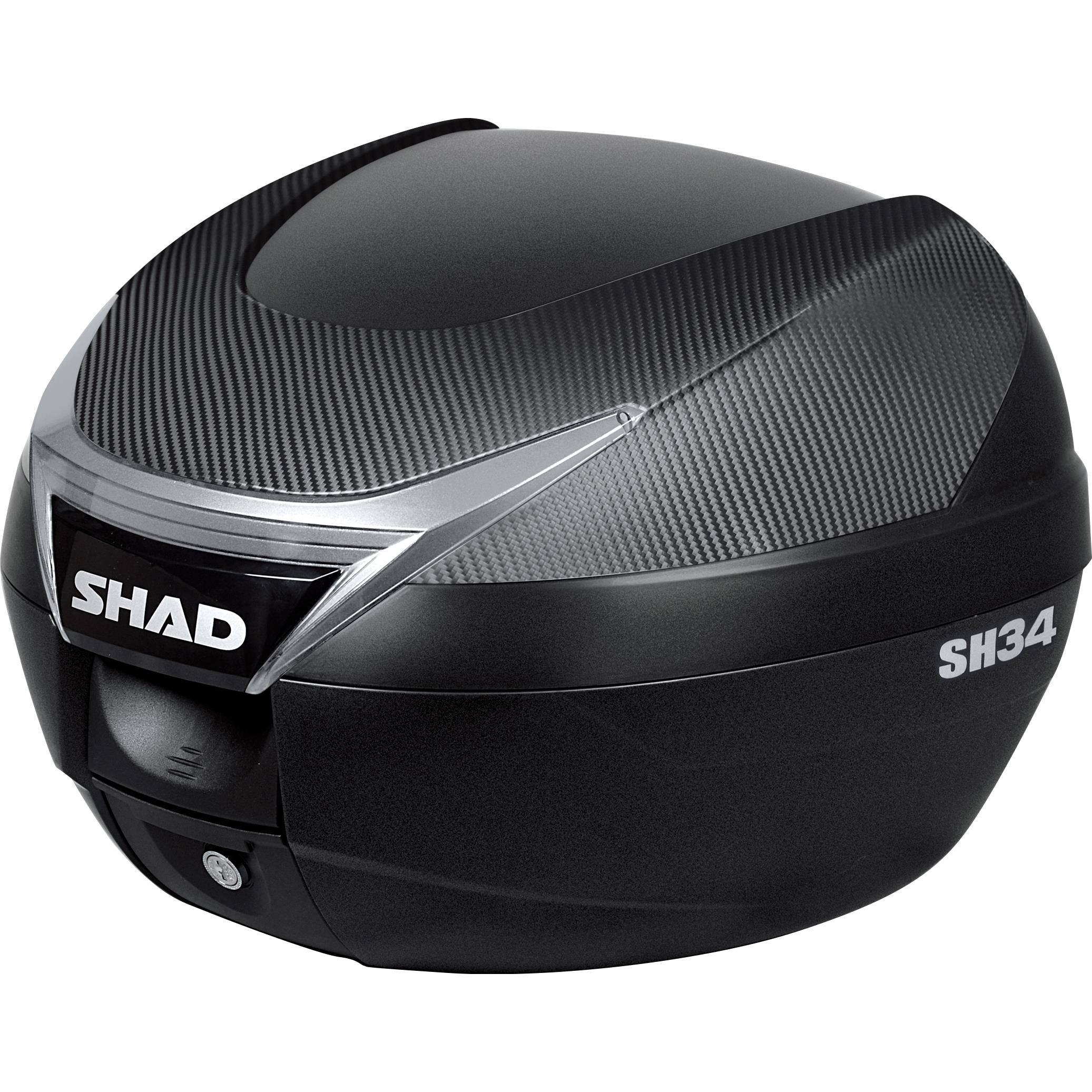 Shad-Topcase SH34 mit Deckelcover in carbonlook-5711111000000701