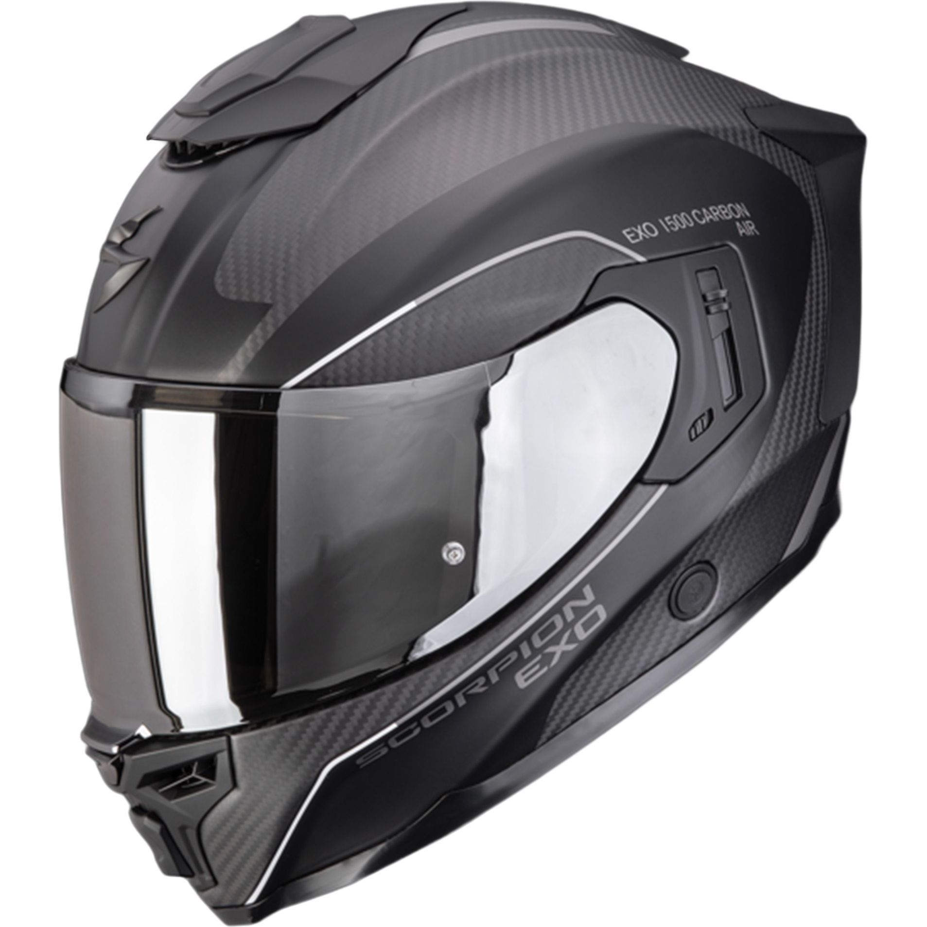 Scorpion EXO 1500 Air Carbon Mundi mattschwarz/silber M - Helme & Brillen - Motorradhelme