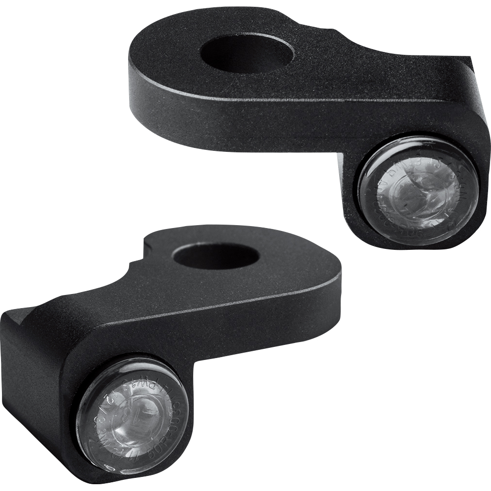 HeinzBikes LED Blinker/Positionslichtpaar Nano für Softail S 14-17 schw - Motorradteile & Ersatzteile - Beleuchtung