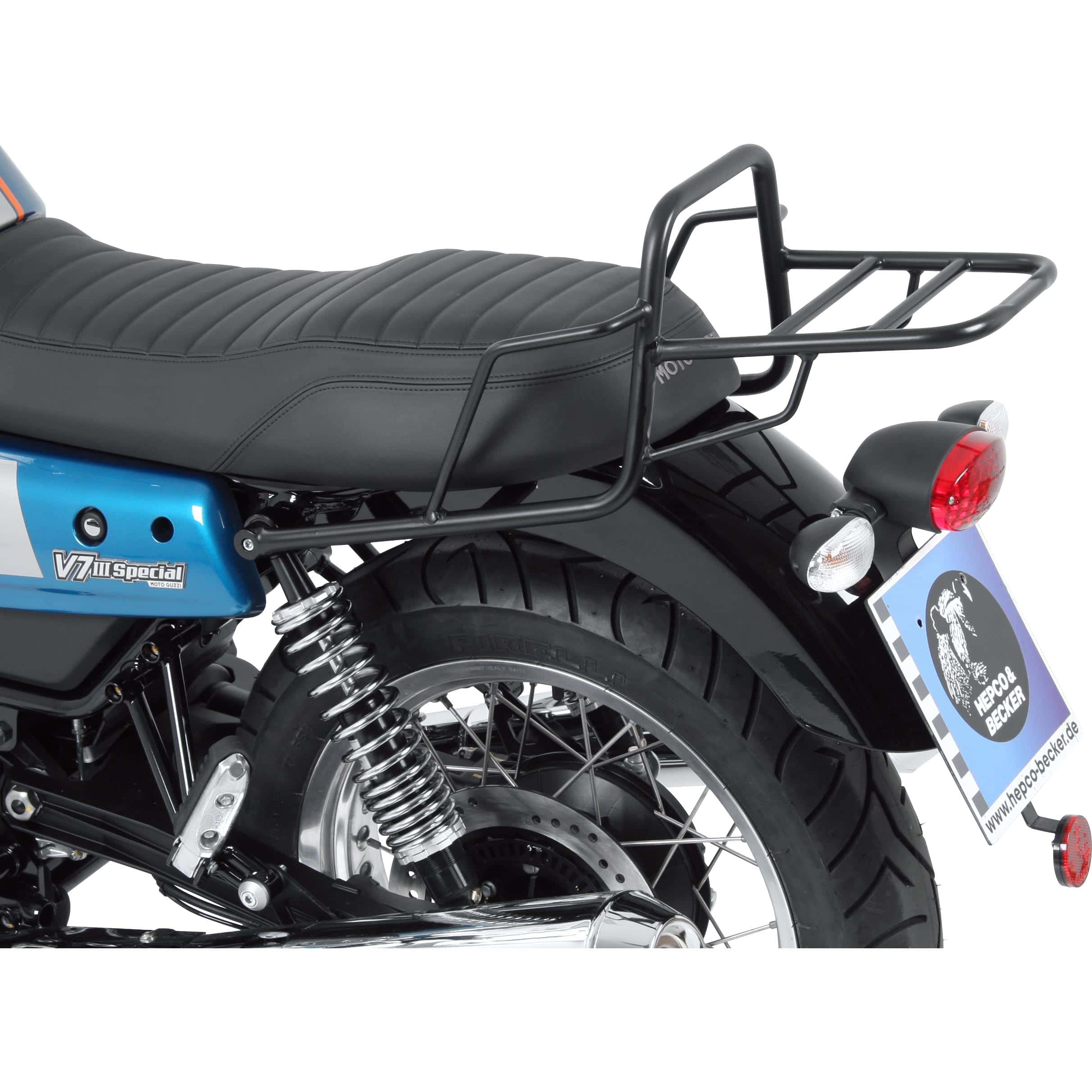 Hepco & Becker Rohrgepäckbrücke TC schwarz für V7 III Stone/Special/Anniver - Motorradzubehör - Motorradgepäck