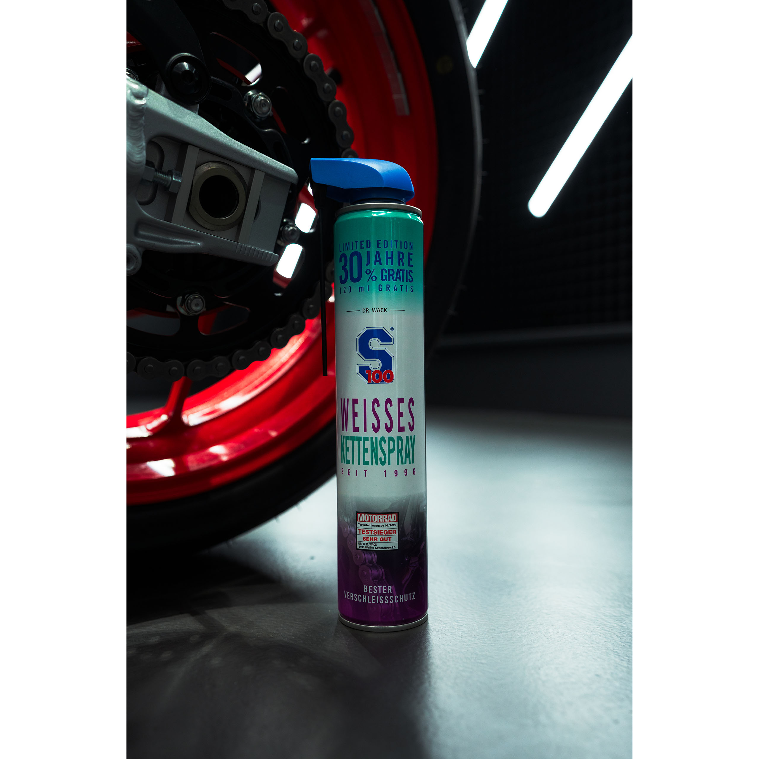 S100-Weißes Kettenspray Jubiläumsedition 520 ml-0002262238000078