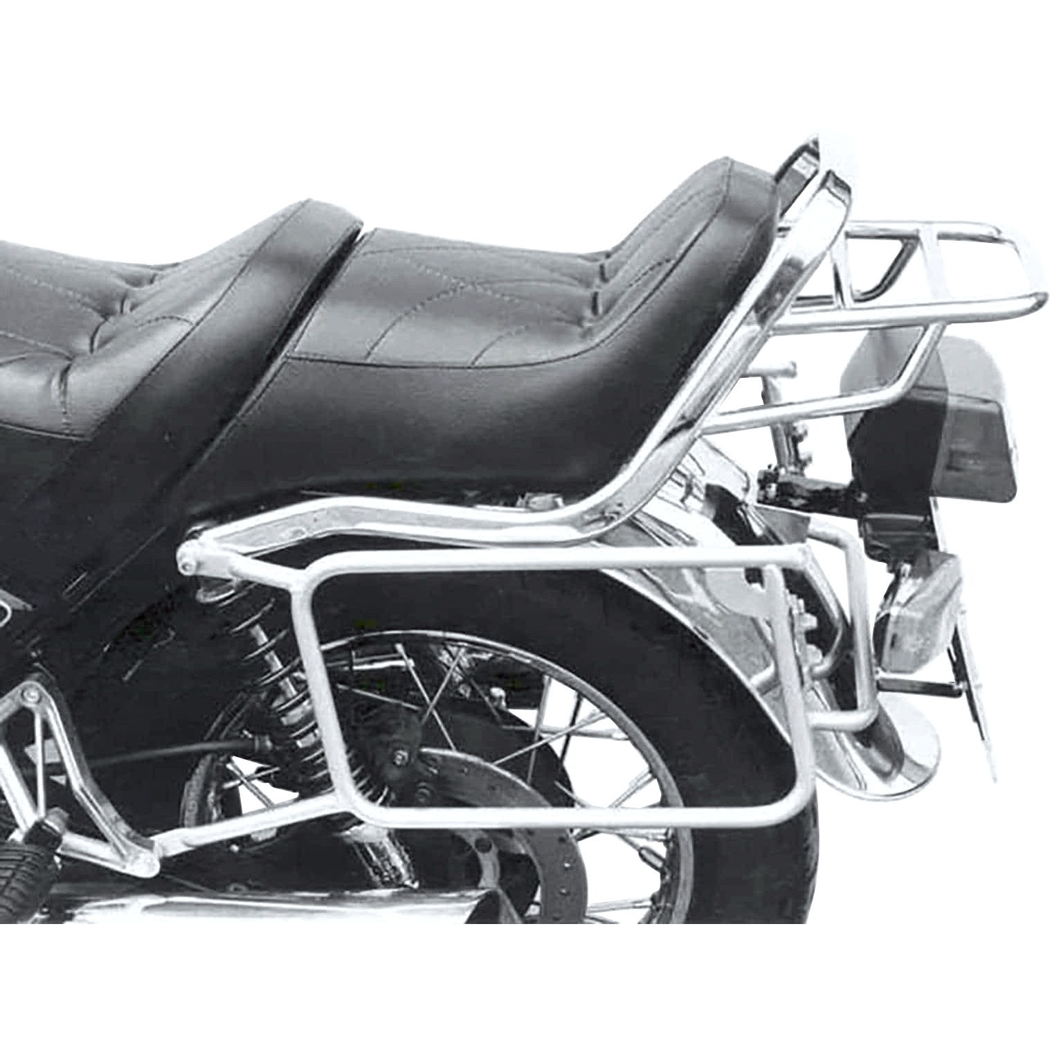 Hepco & Becker Seitenkofferträger chrom für Guzzi V 650 Florida 1992-1994 - Motorradzubehör - Motorradgepäck