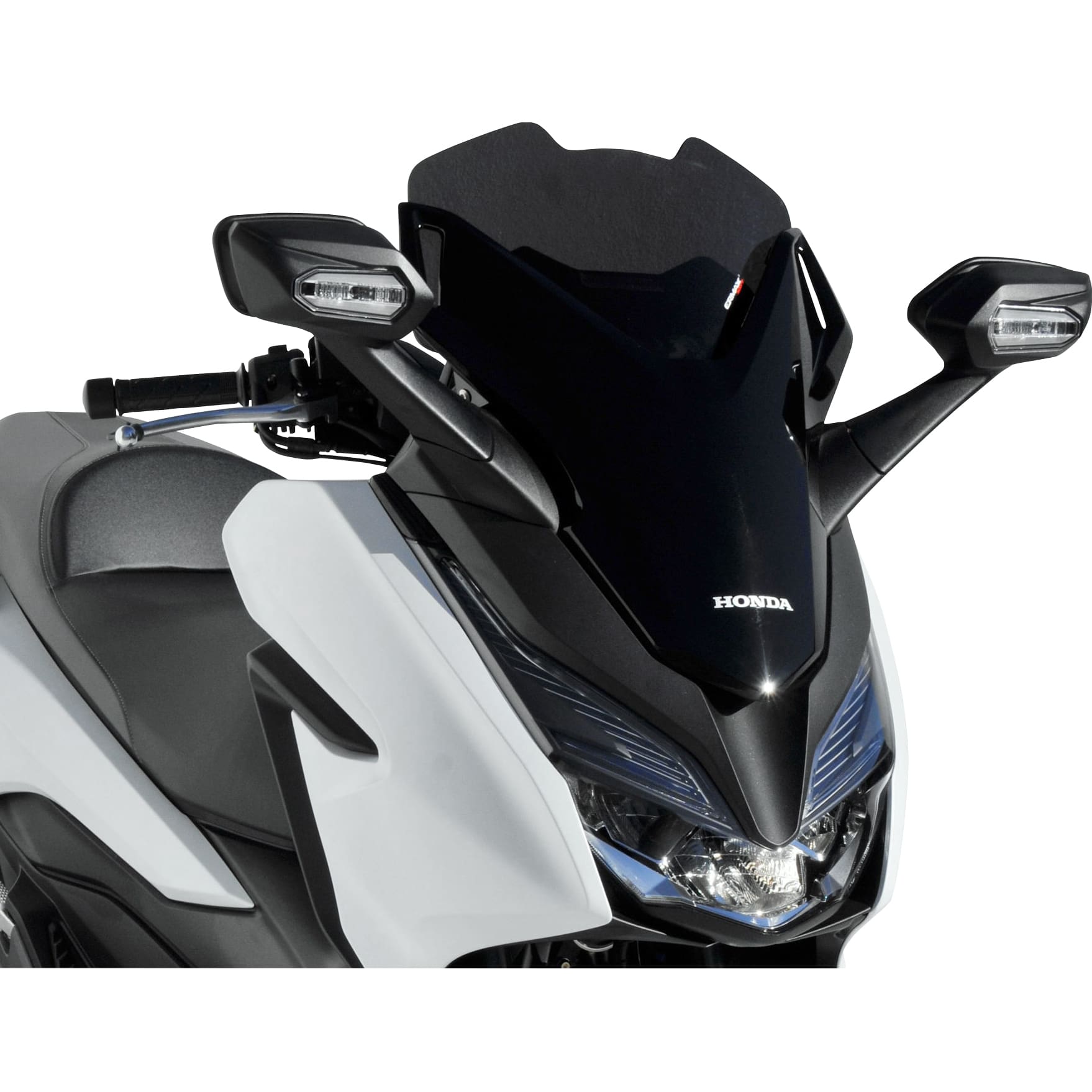 Ermax Scheibe Sport schwarz für Honda NSS 300 Forza 2018-2020 - Motorradteile & Ersatzteile - Anbauteile