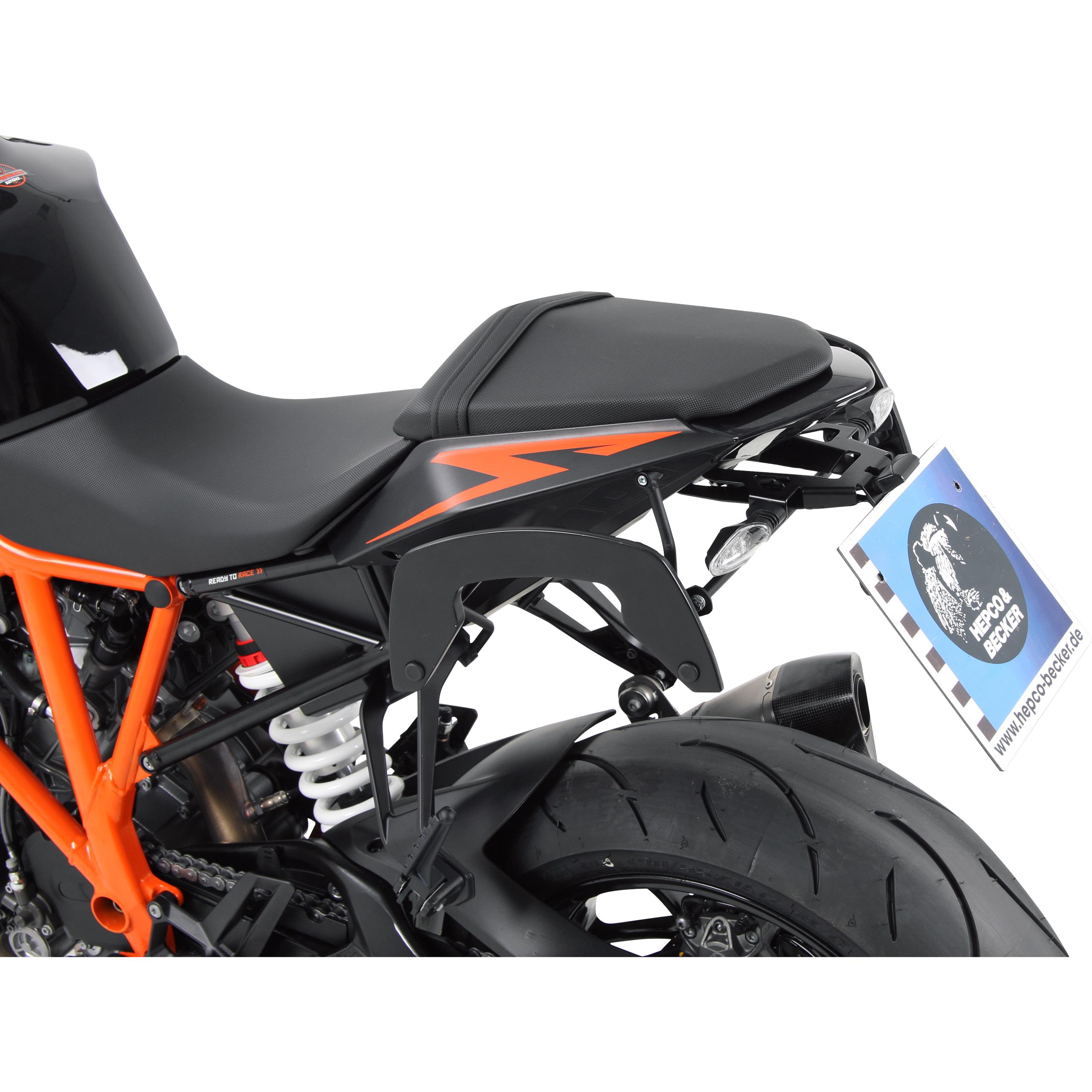 Hepco & Becker C-Bow Seitentaschenhalter schwarz für KTM 1290 Superduke R - Motorradzubehör - Motorradgepäck