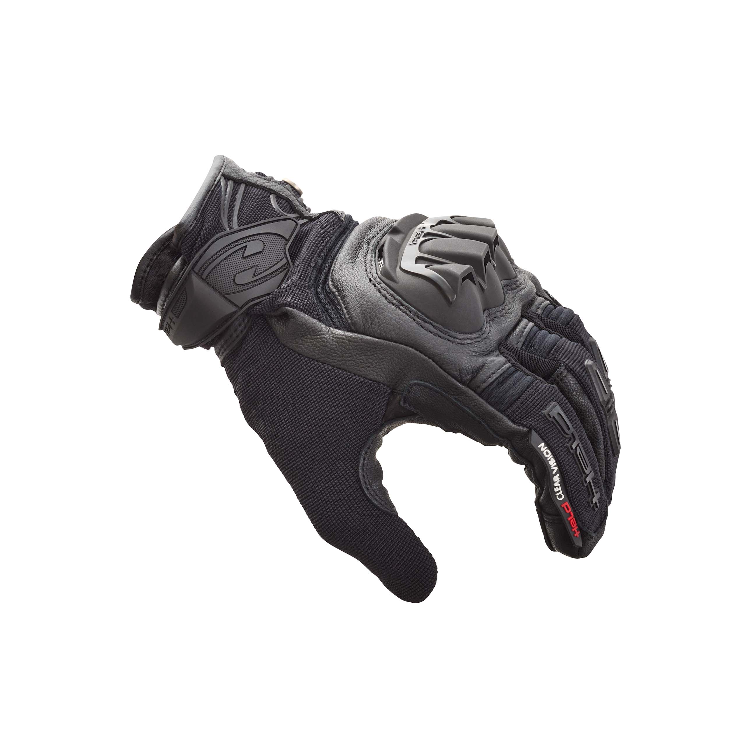 Held-Sambia 2in1 Evo Leder-/Textilhandschuh kurz schwarz 12-3115381007001942