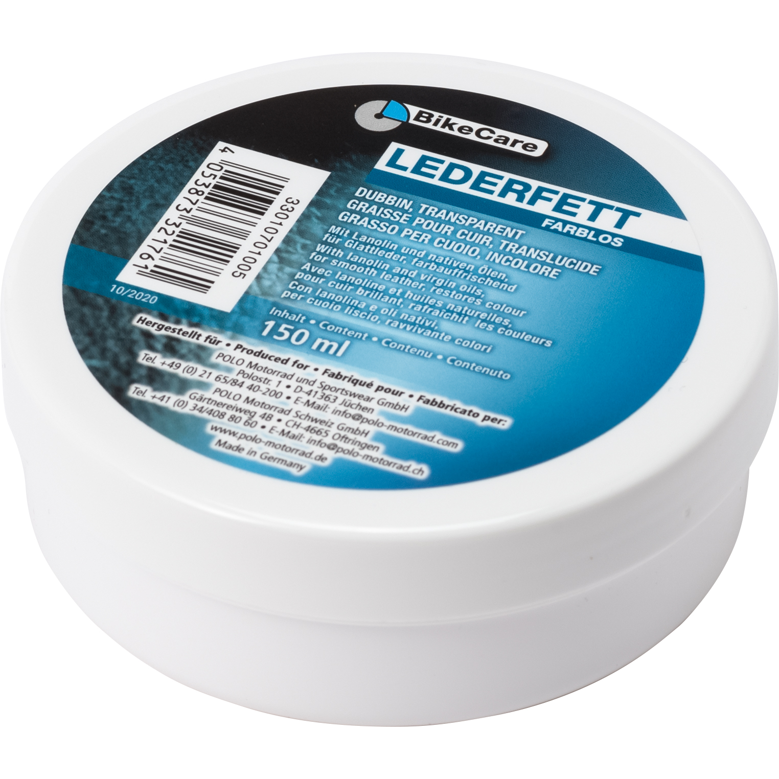 BikeCare Lederfett farblos 150ml - Motorradbekleidung - Zubehör & Accessoires