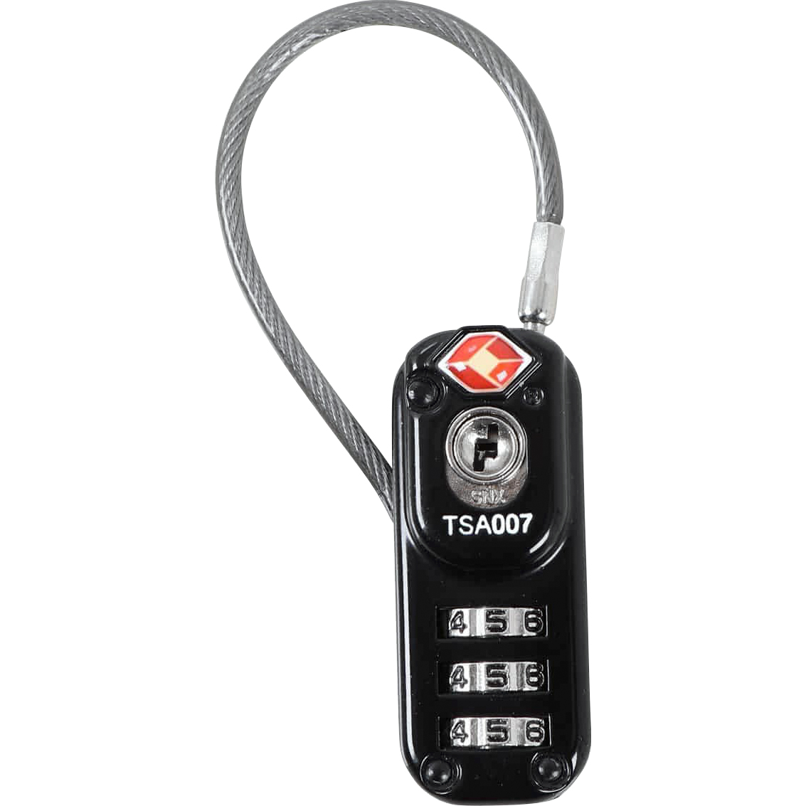 Hepco & Becker-Zahlenschloss TSA mit Drahtseil 10cm-5752331068001670