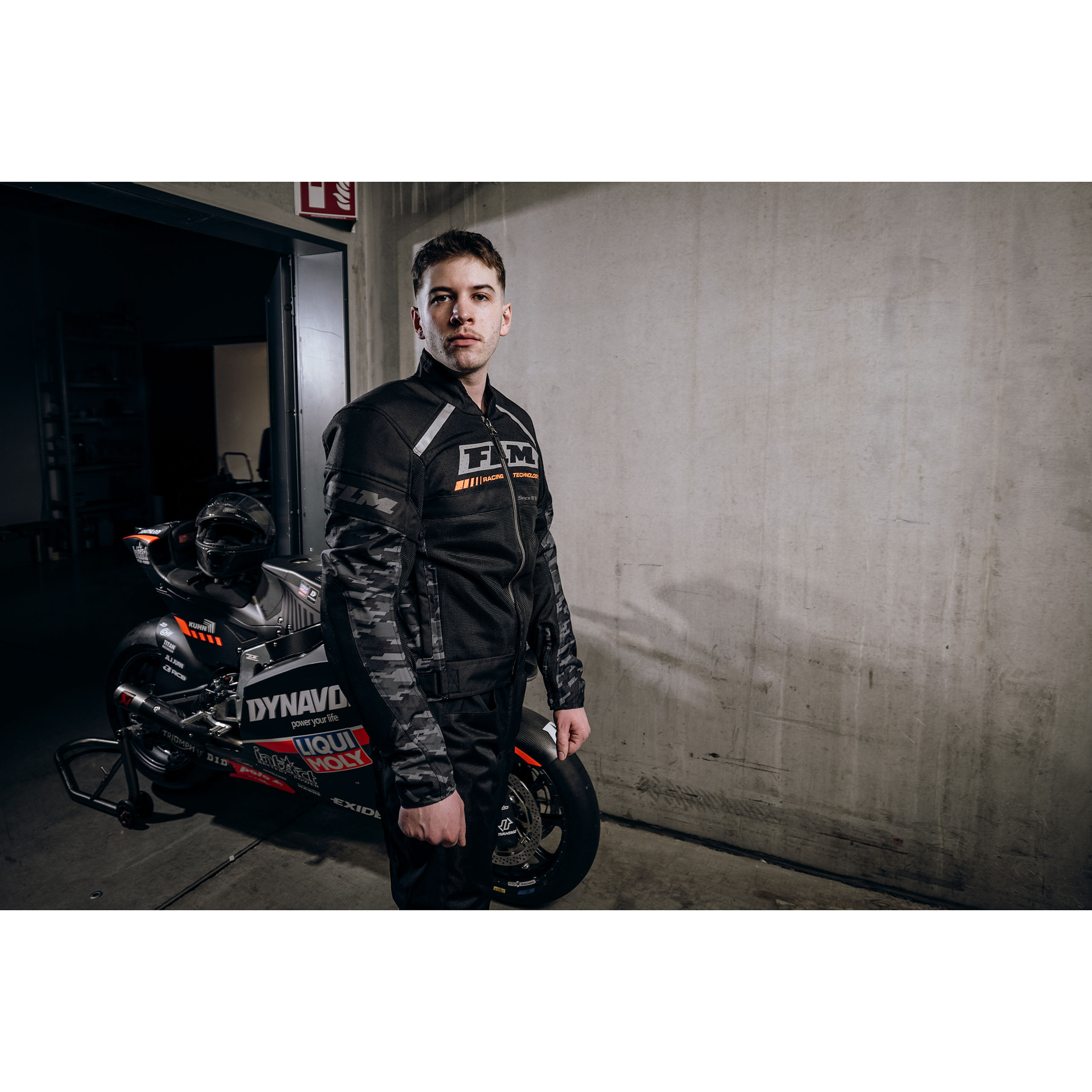 FLM-Ram Air Textiljacke schwarz M-2016621999001009
