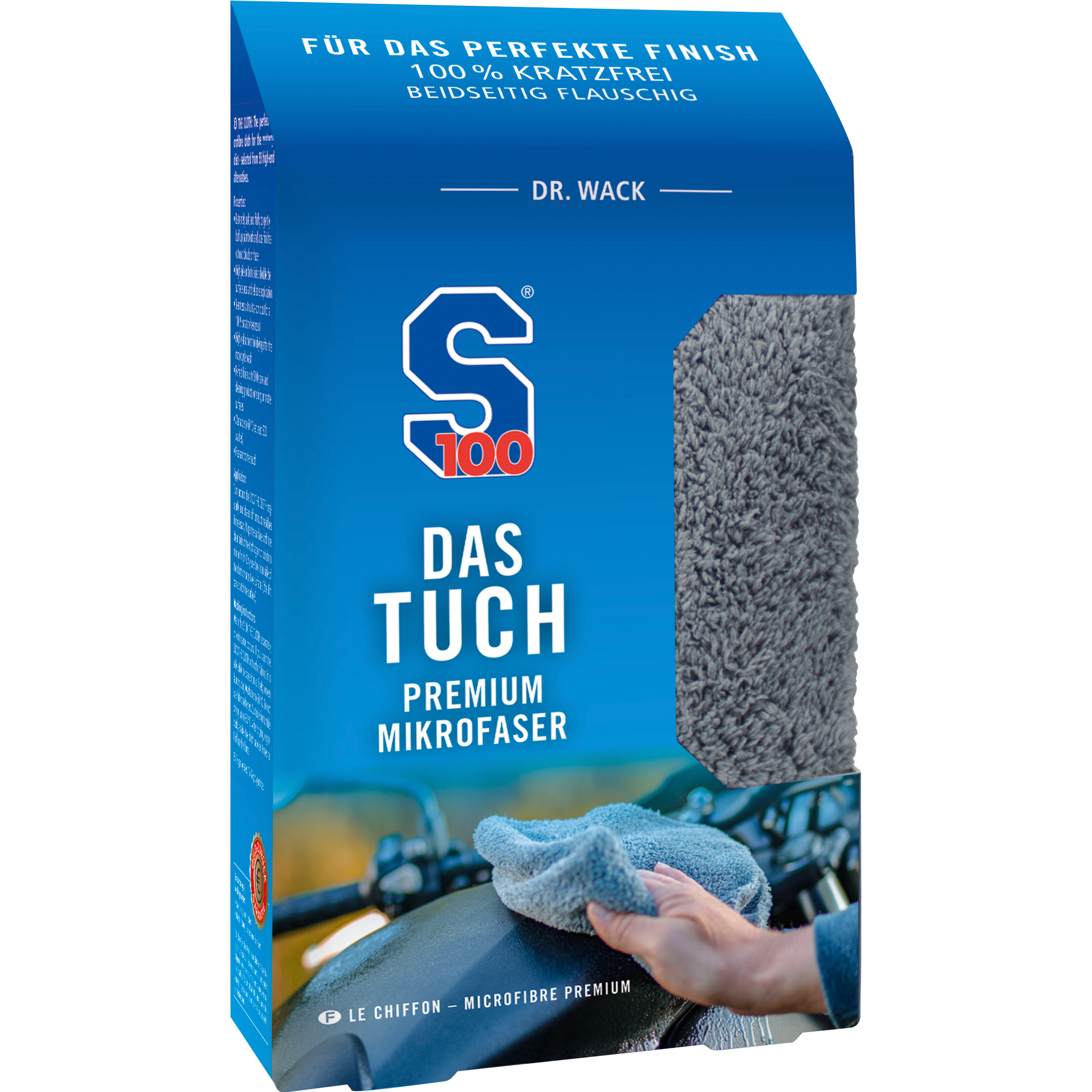 S100 DAS TUCH - Premium Mikrofaser - Motorradzubehör - Reinigung & Pflege