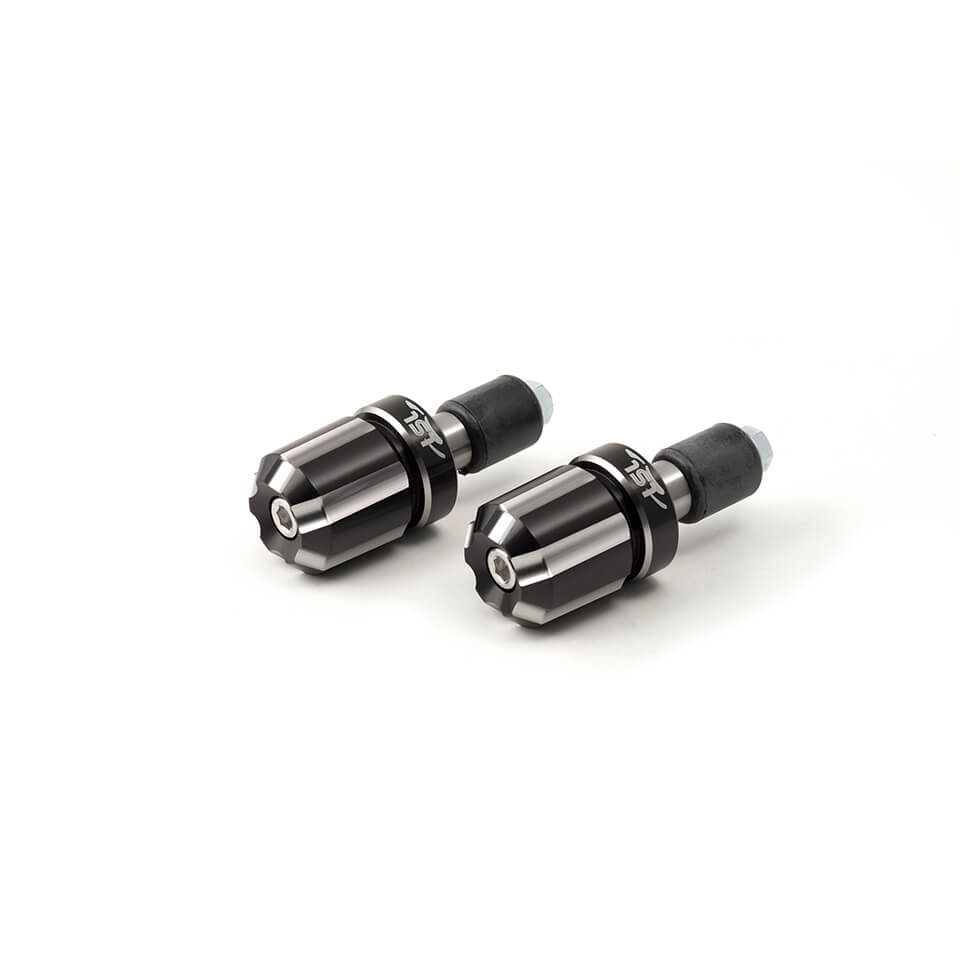 LSL Lenkergewichte für 14/18mm Innen-Ø Dual-Diese schwarz/silber - Motorradteile & Ersatzteile - Lenker, Griffe & Hebel