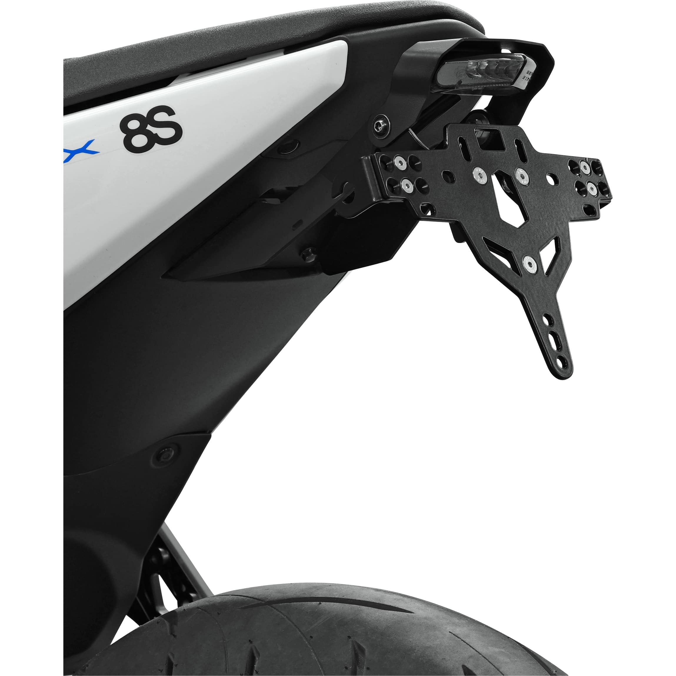 Zieger Kennzeichenhalter Pro Schweiz für Suzuki GSX-8 R/S - Motorradteile & Ersatzteile - Anbauteile