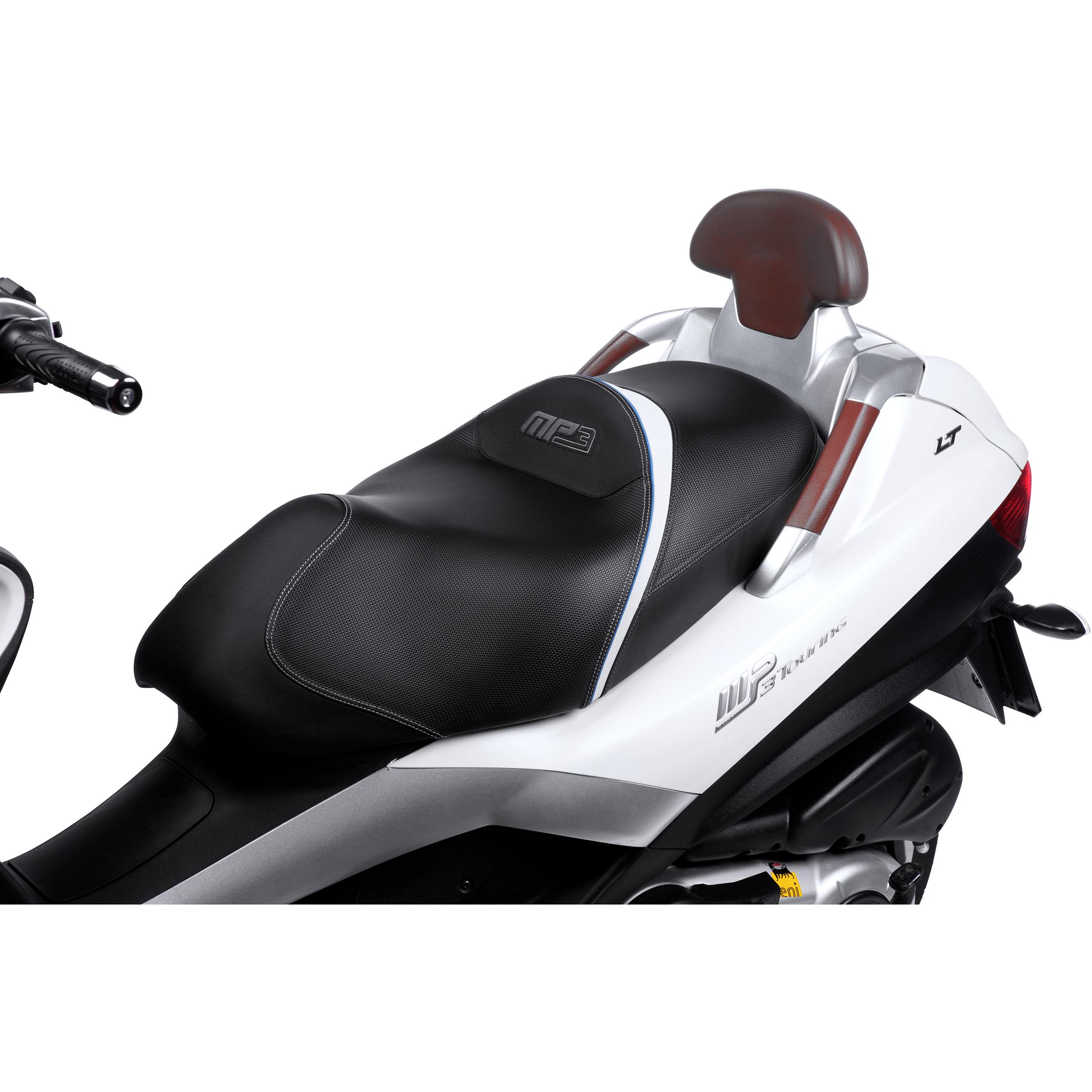 Shad-Komfort Sitzbank für Piaggio MP3 schwarz/weiß-5689721109010032