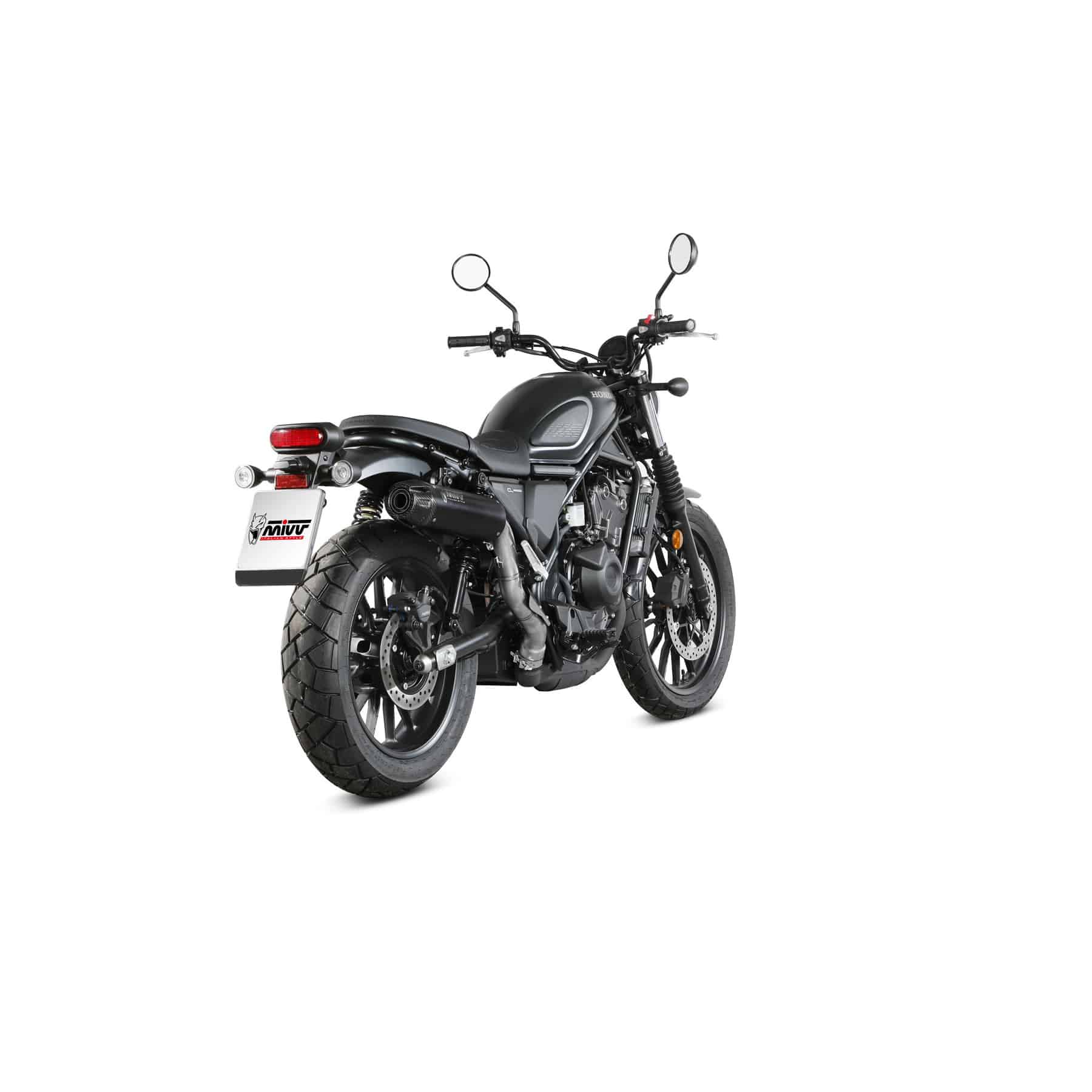 MIVV échappement HR-1 noir/carbone long pour Honda CL 500 2023-2024