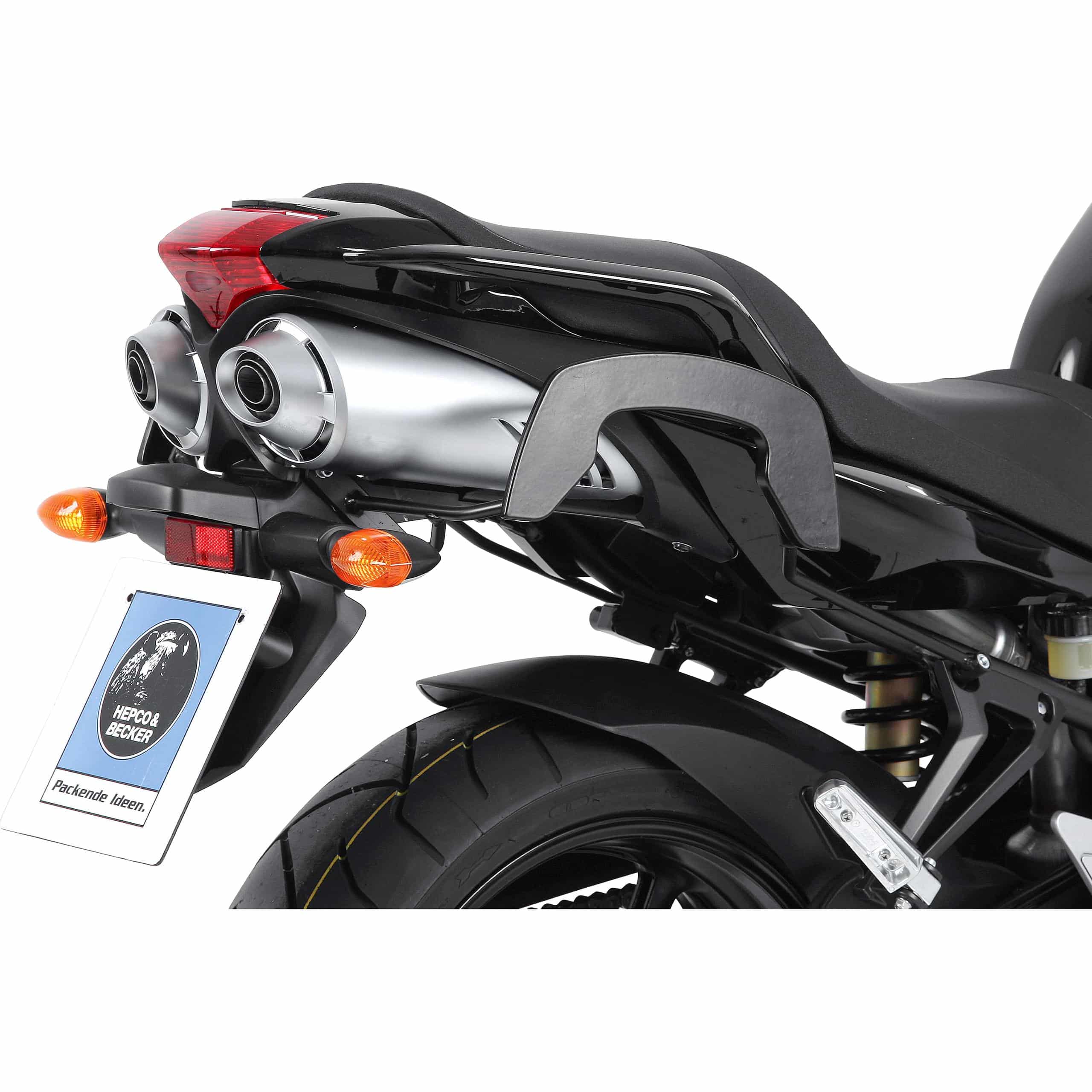 Hepco & Becker C-Bow Seitentaschenhalter schwarz für Yamaha FZ 6 /Fazer S2 - Motorradzubehör - Motorradgepäck