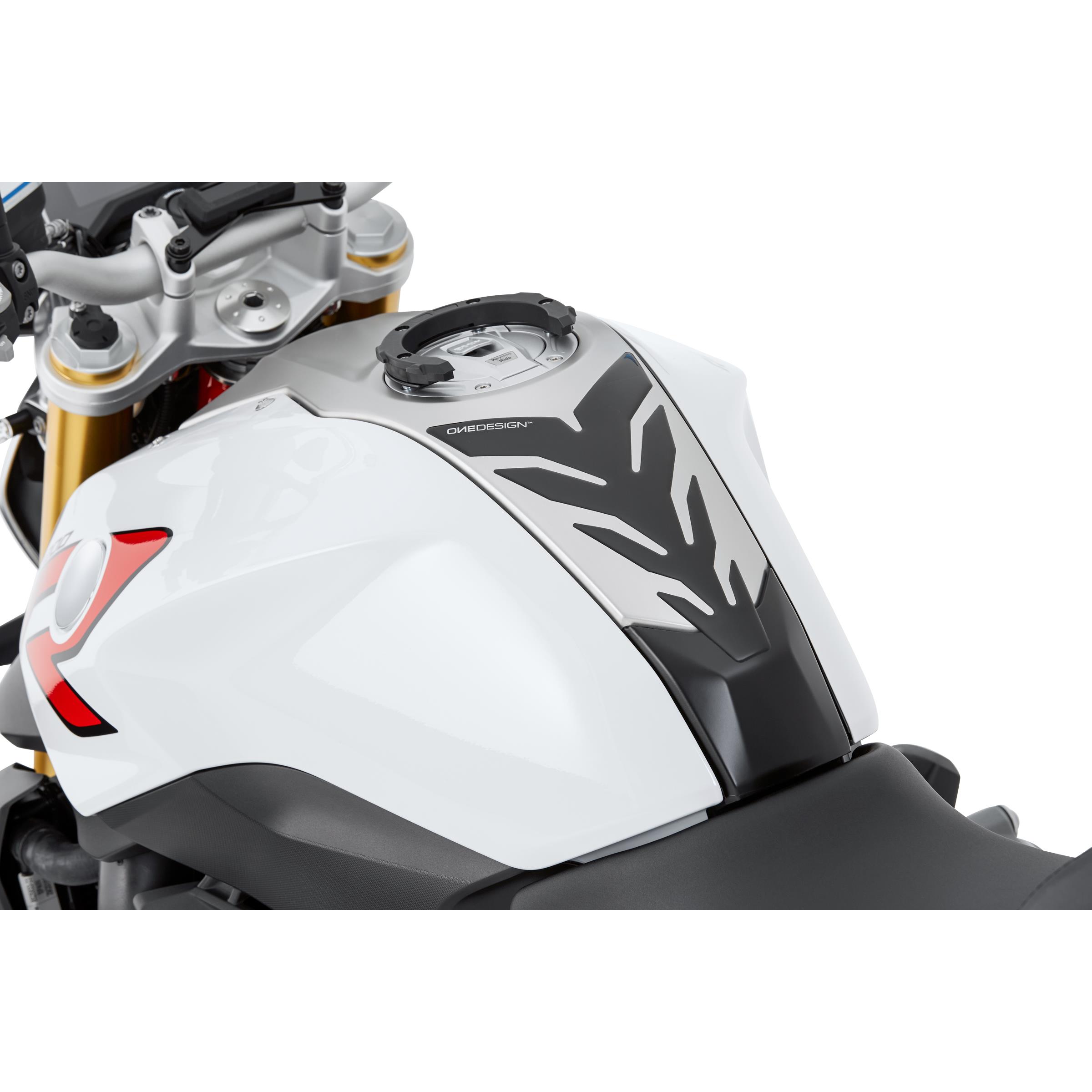 ONEDESIGN Tankpad glänzend 238x145x2mm schwarz - Motorradteile & Ersatzteile - Verkleidungen & Abdeckungen