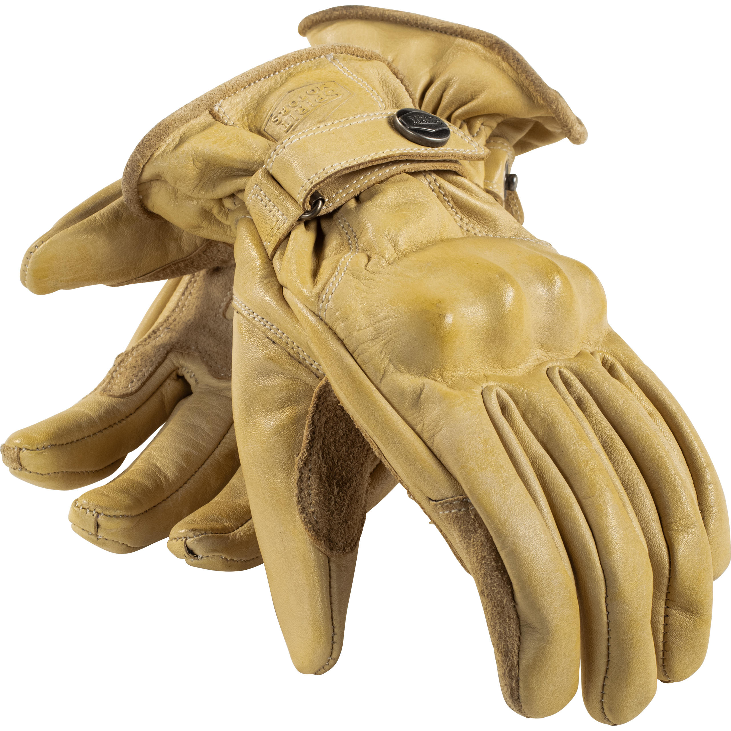 Spirit Motors-Worker Damen Lederhandschuh 1.0 kurz gelb 8-3114661007009934