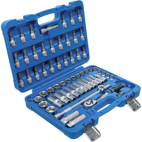BGS-10mm (3/8") Steckschlüsselsatz Zoll 61-teilig-0035821158000290