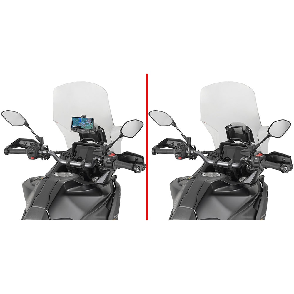 Givi Navi-Haltestrebe am Windschild FB2179 für Tracer 7 GT 2025- - Motorradzubehör - Multimedia