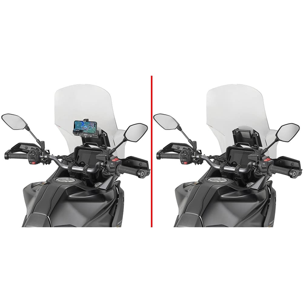 Givi Navi-Haltestrebe am Windschild FB2179 für Tracer 7 GT 2025- - Motorradzubehör - Multimedia