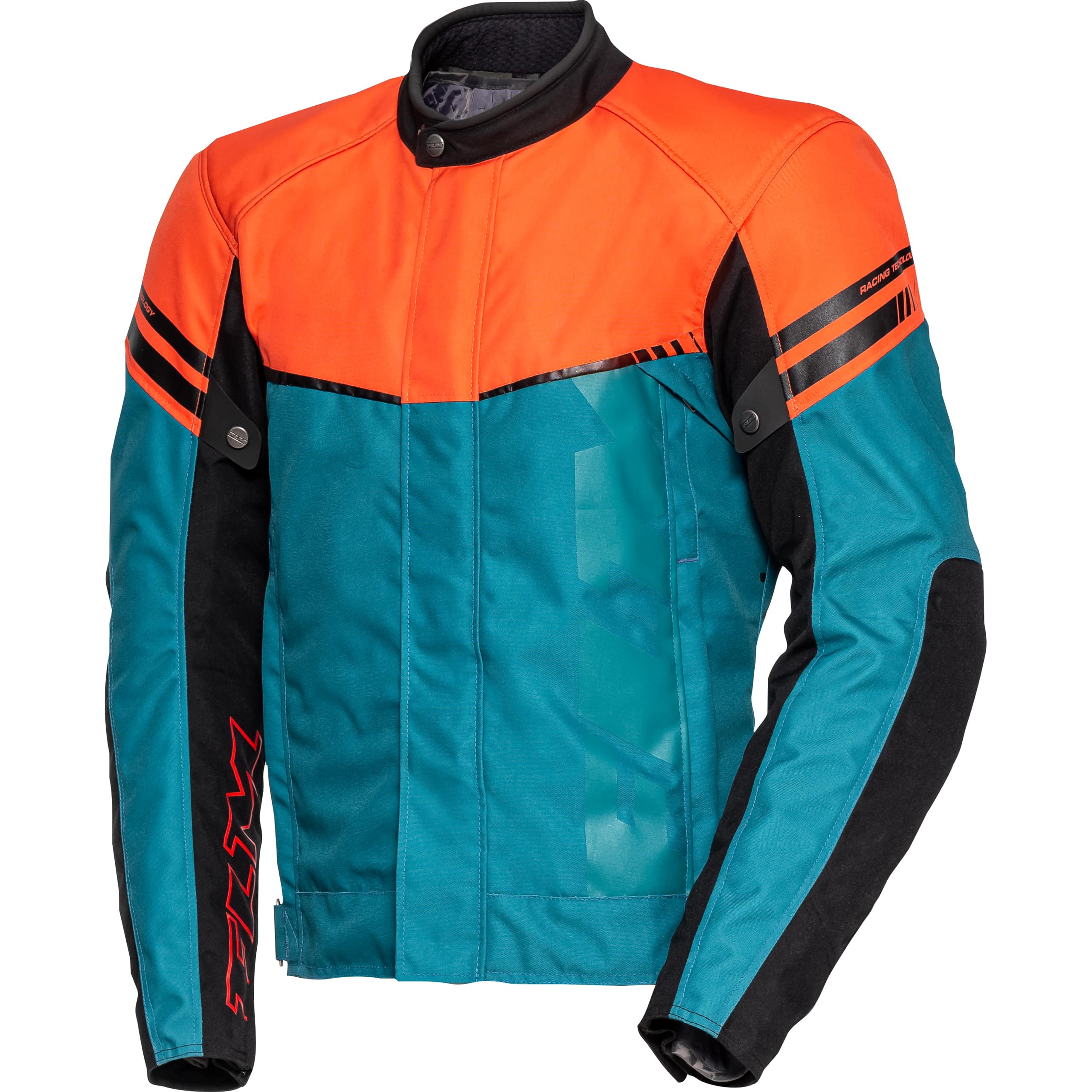 FLM-Traction Textiljacke petrol/orange-2016601999005