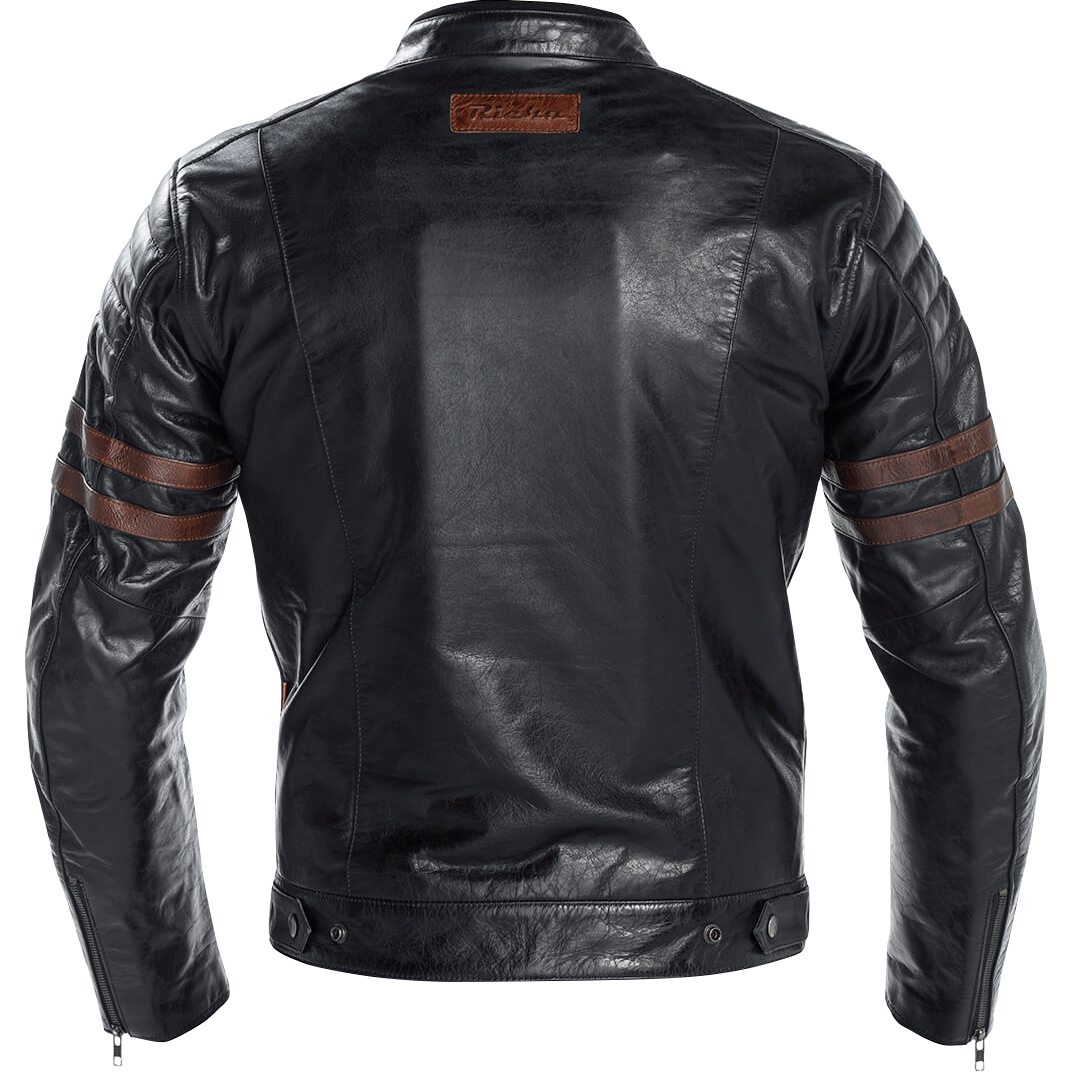 Richa-Curtiss Lederjacke grün/braun 58-1005661999012310
