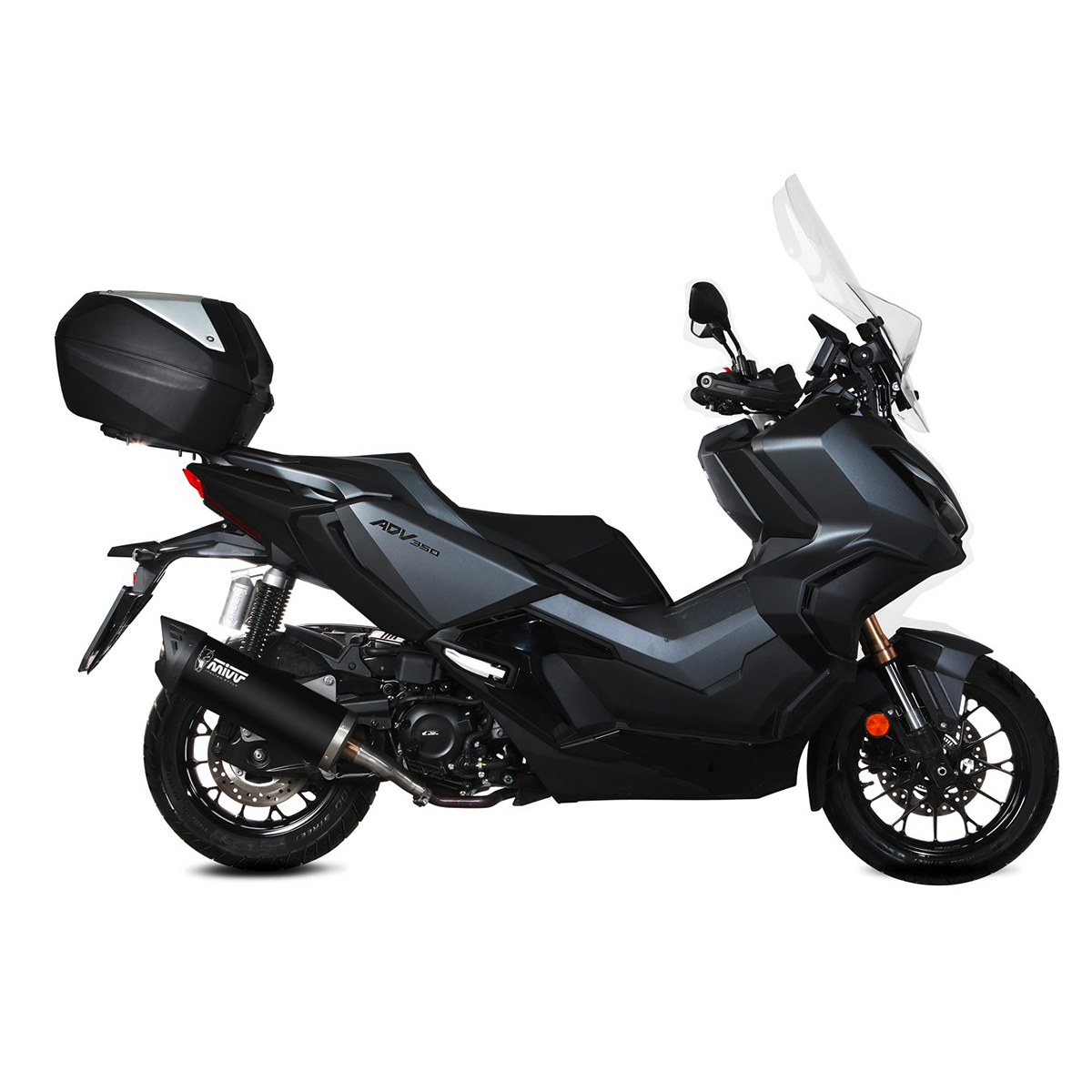 MIVV exhaust Mover MV.HO.0004.KV black for ADV/Forza/SH 350 22-24