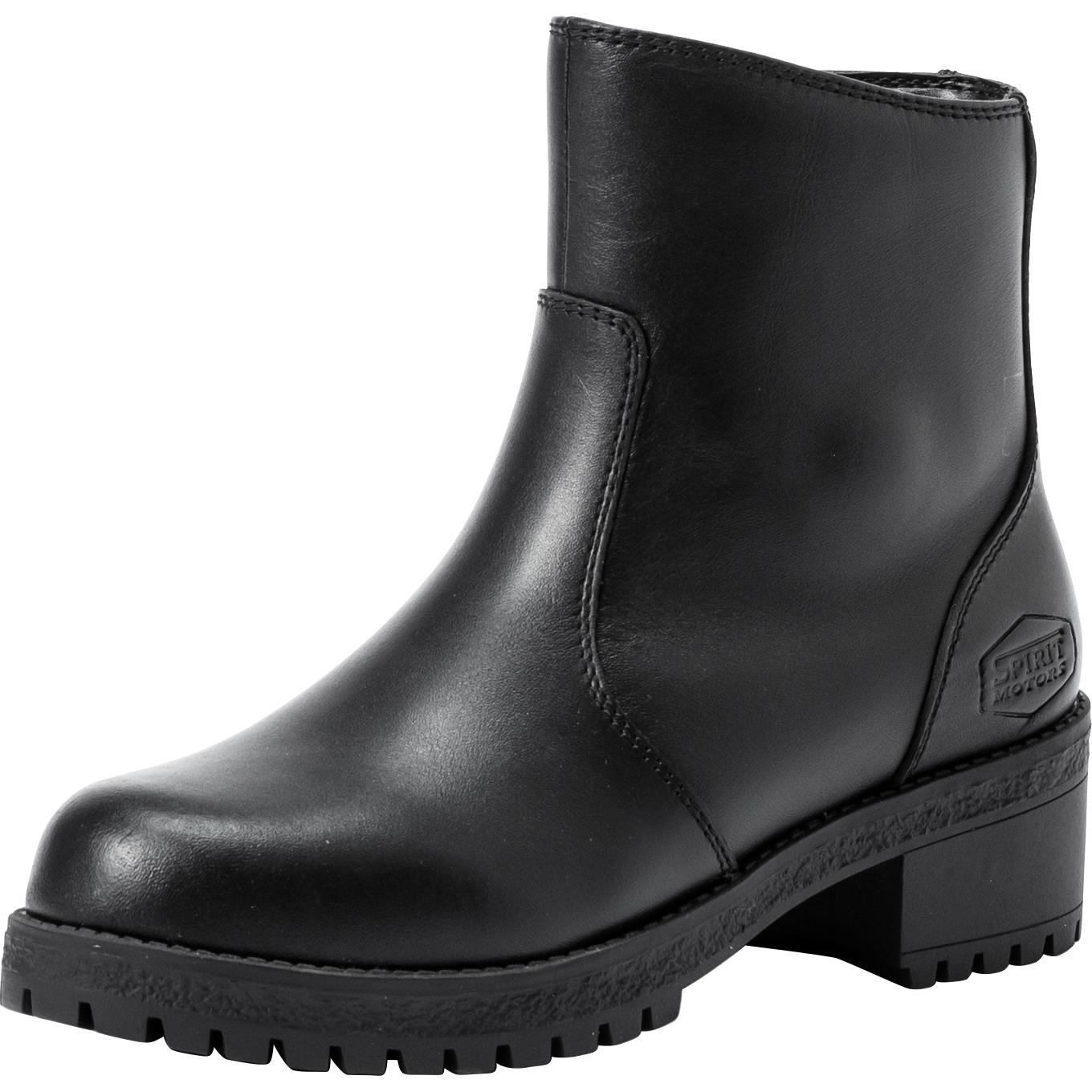 Spirit Motors Damen Lederstiefel 1.0 schwarz 39 - Motorradbekleidung - Lifestyle Motorradbekleidung