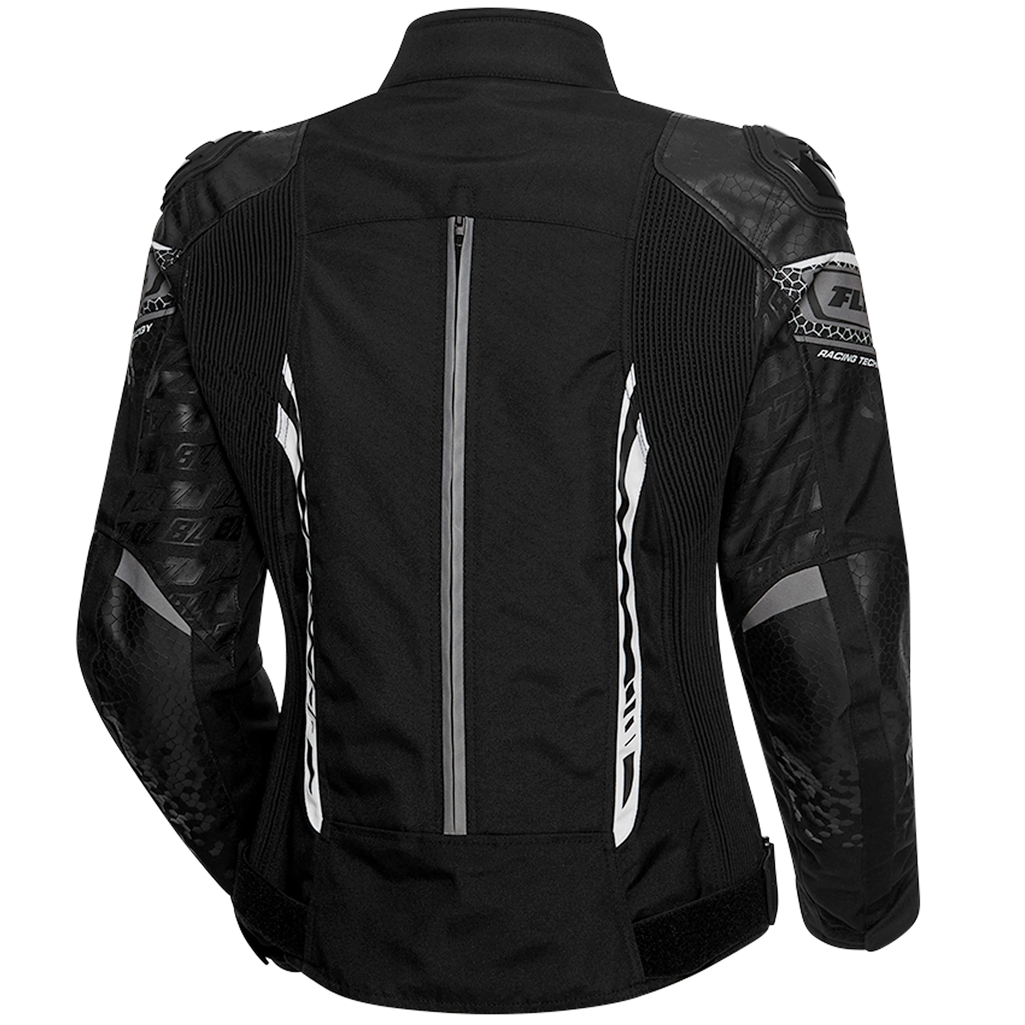 FLM-Octane Damen Textiljacke 2 schwarz/weiß L-0000828999031010