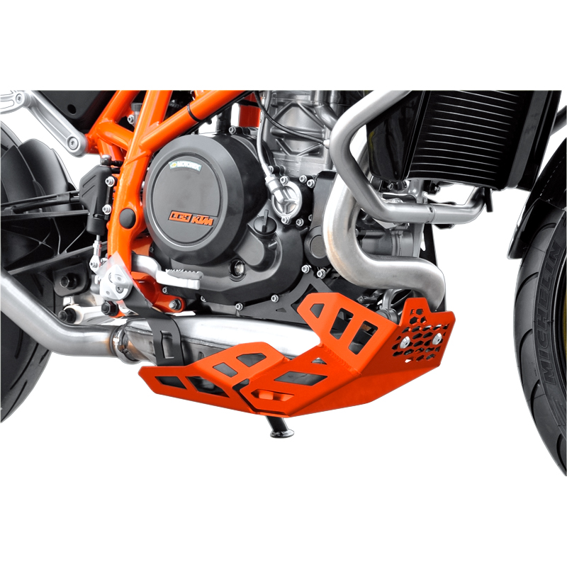 Zieger Motorschutz Alu orange für KTM Duke 690 2012- - Motorradteile & Ersatzteile - Verkleidungen & Abdeckungen
