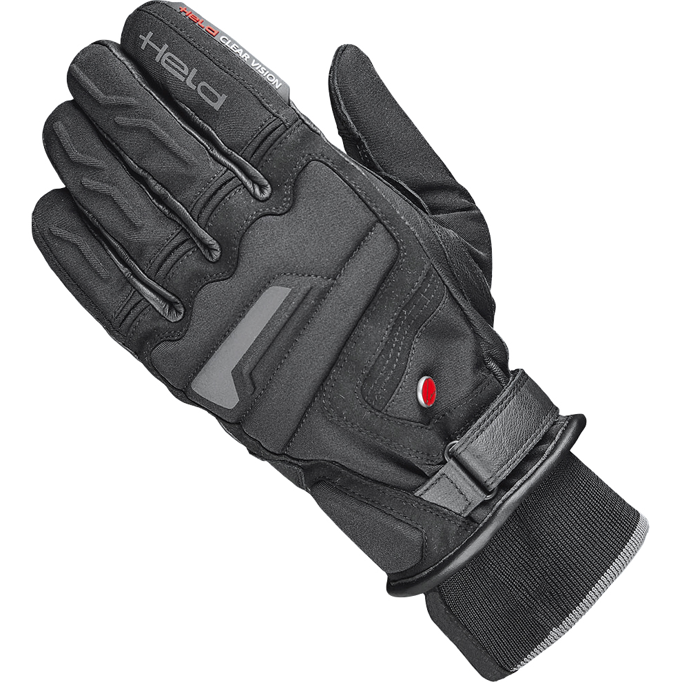 Held Satu KTC Leder-/Textilhandschuh kurz schwarz (kurze Finger) - Motorradbekleidung - Motorradbekleidung Herren