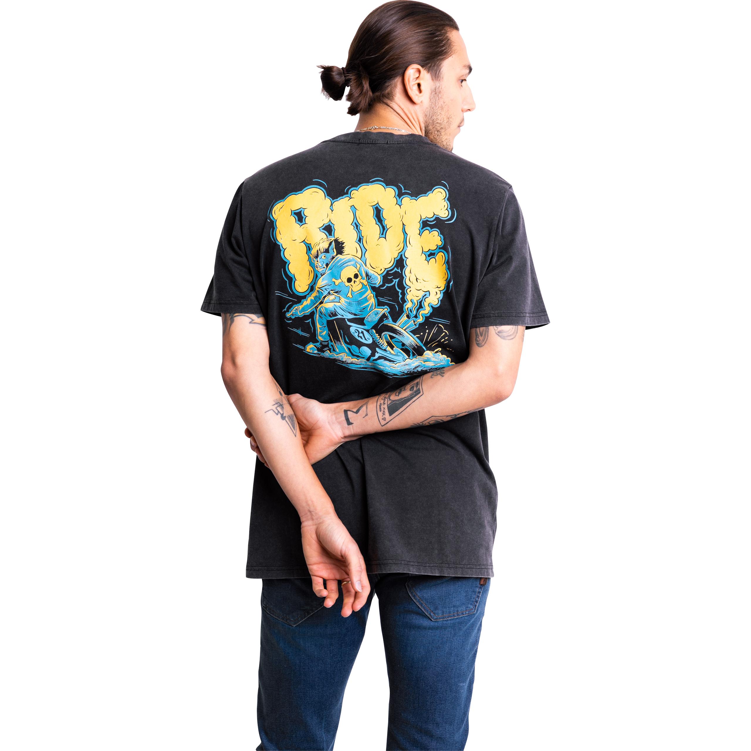 John Doe-T-Shirt Wolf Fade Out schwarz M-8021281999001009