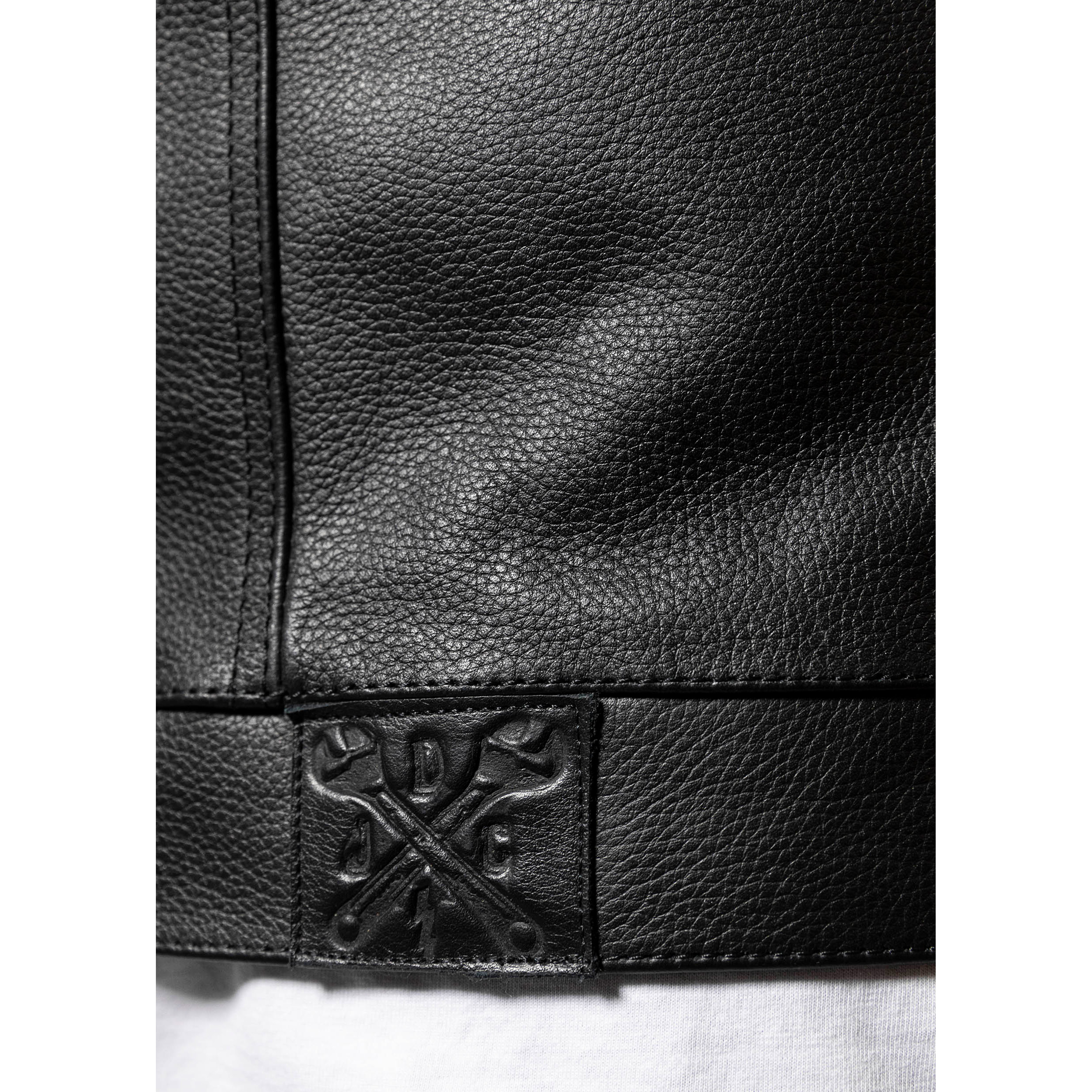 John Doe-MC Outlaw Lederweste schwarz-0000469003001