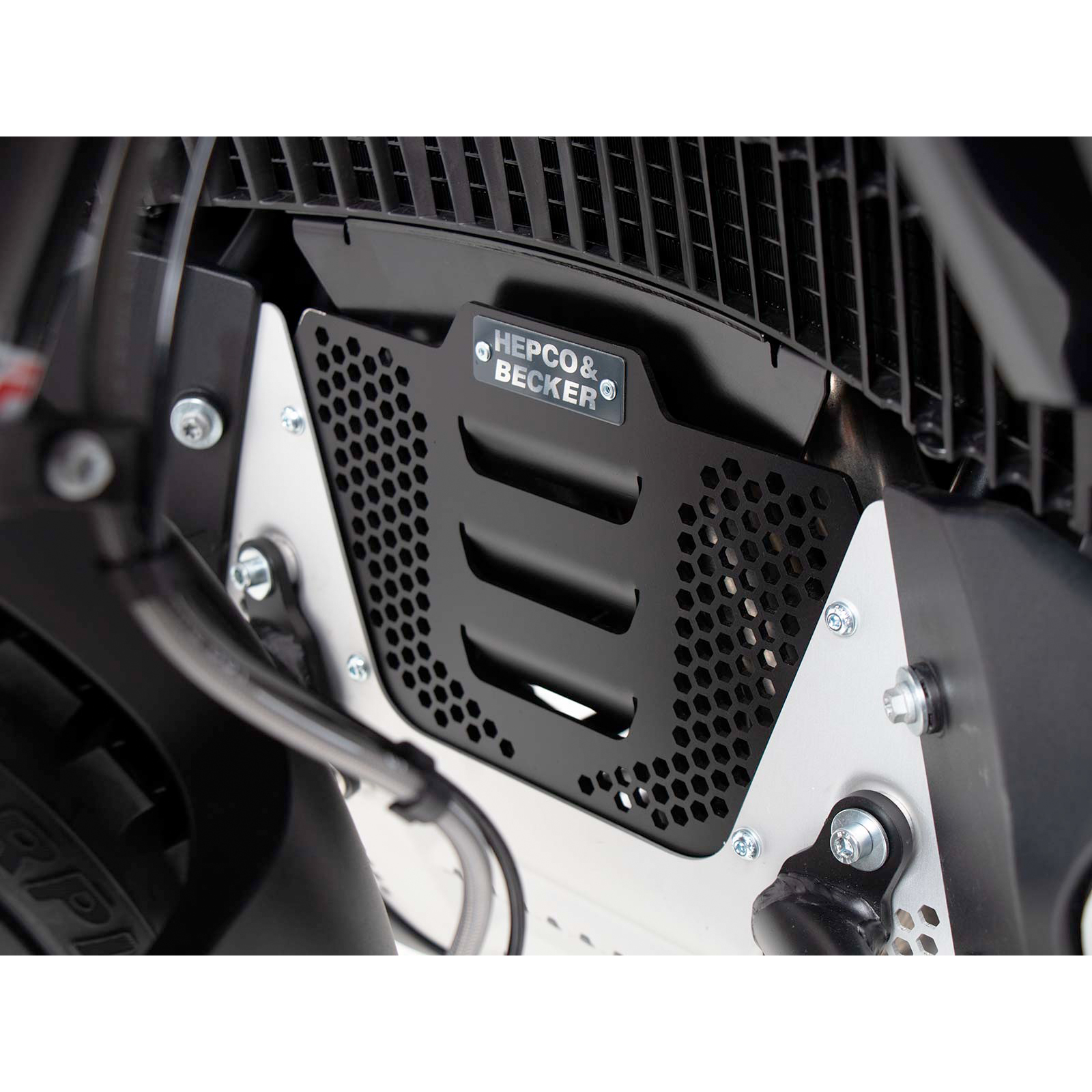 Hepco & Becker engine guard additional plate for OEM on 790 Adventure /R 19-21