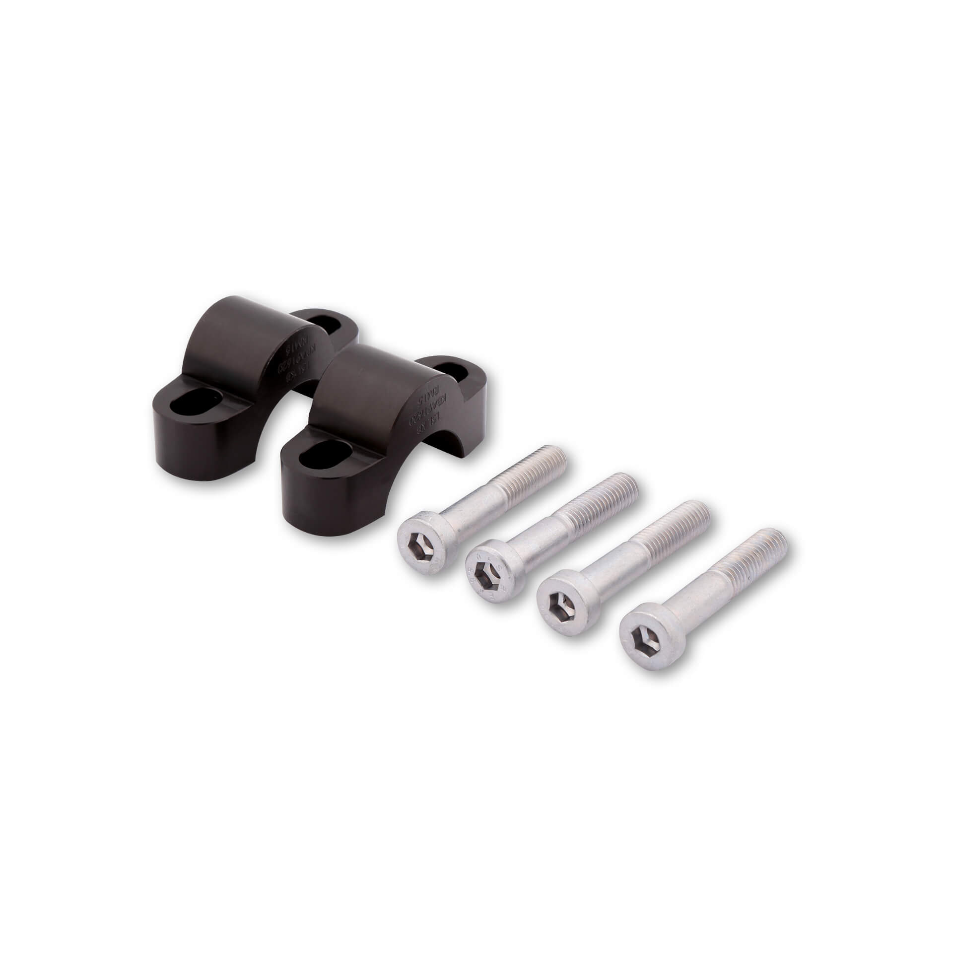 LSL Lenkererhöhung Ø28,6mm Distanz-Bock Set schwarz 15/45mm - Motorradteile & Ersatzteile - Lenker, Griffe & Hebel