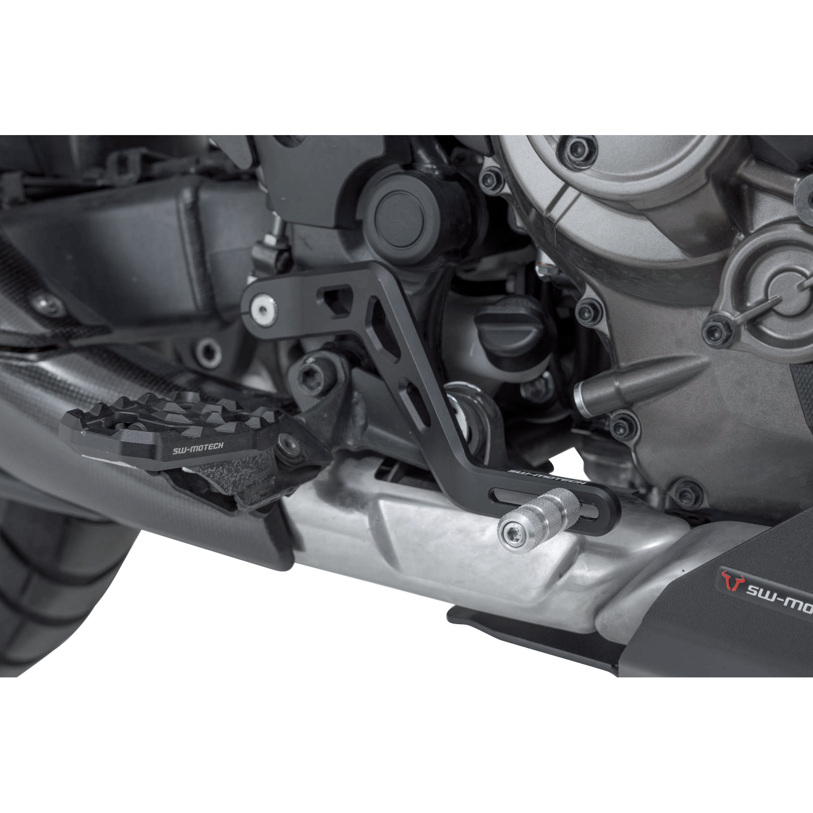 SW-MOTECH-Fußbremshebel Alu schwarz für Honda CRF/NT 1000/1100-5751881000999000