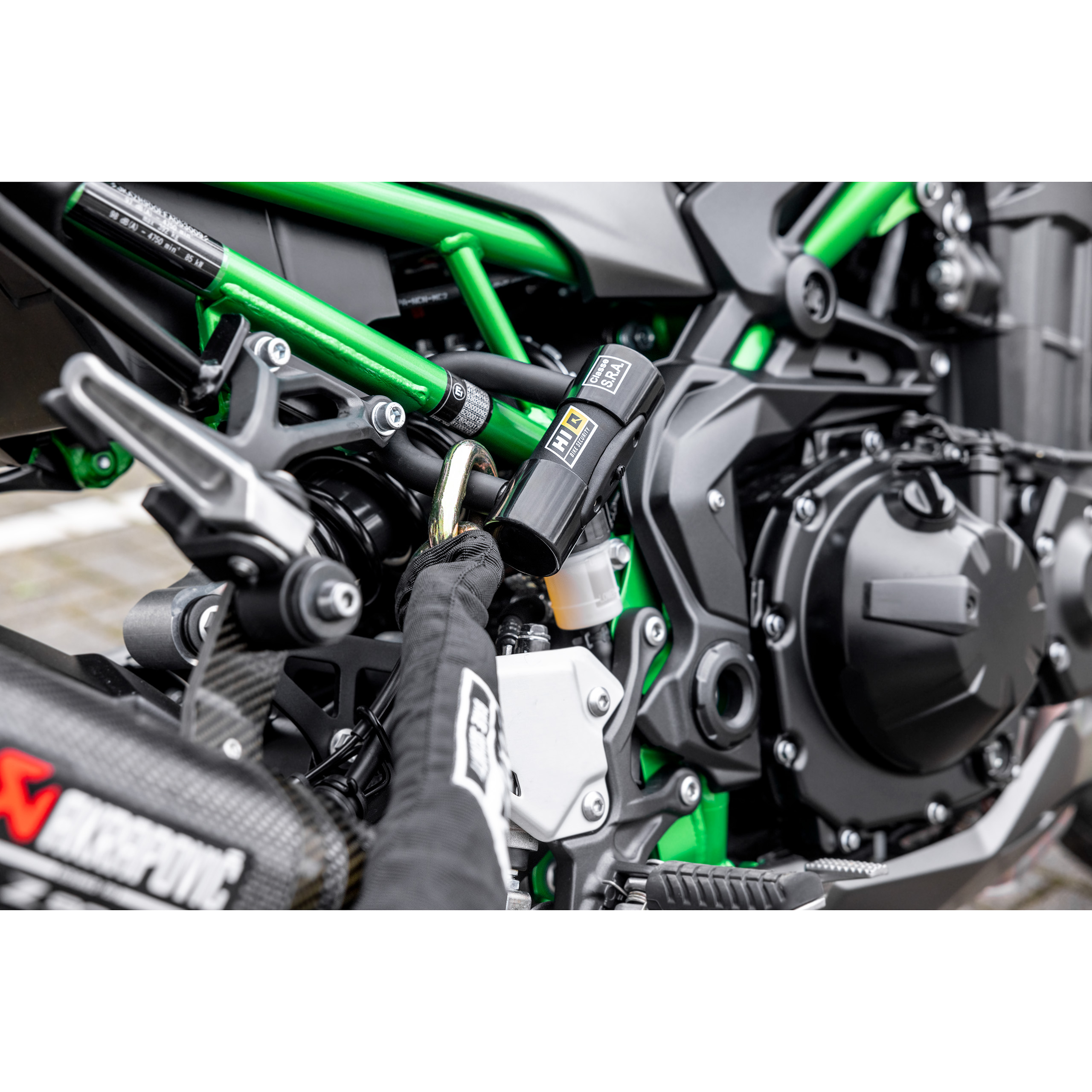 Hi-Q Bike Security-Bremsscheiben-/Kettenschloss SRA 120 cm-0000448018000000
