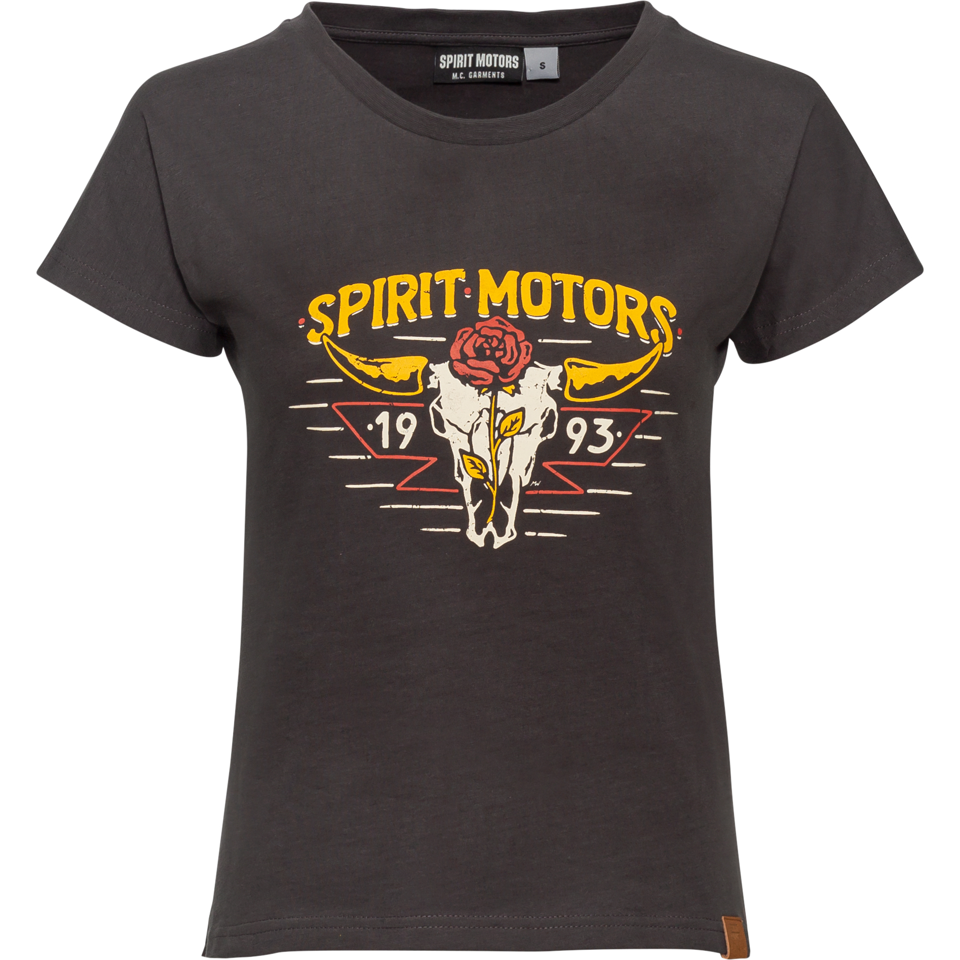 Spirit Motors Native Jodie Damen T-Shirt schwarz S - Cafe Racer Welt -