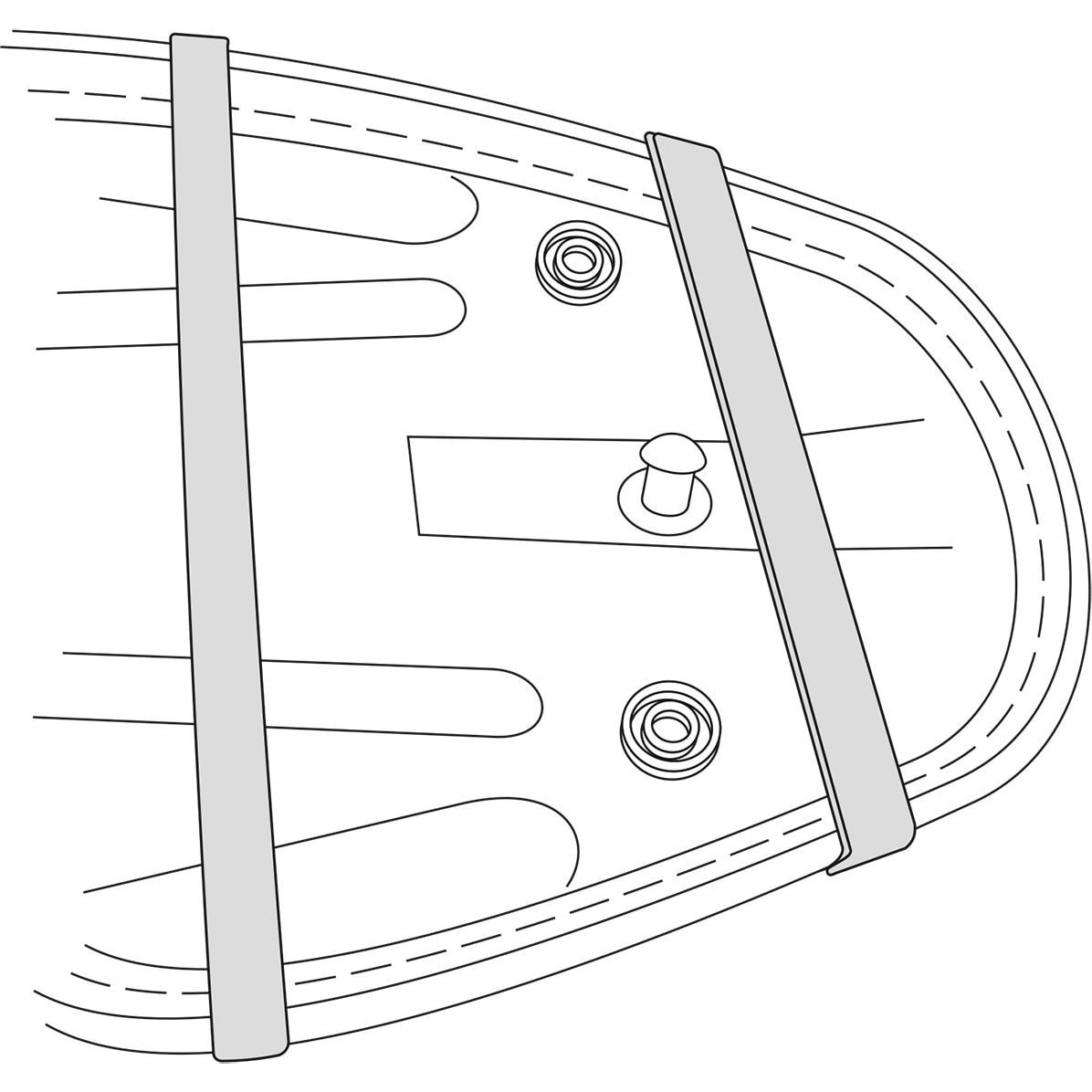 Hepco & Becker-Hecktaschenhalter Lock-it Seatpad Basic 526000-0003301212000000