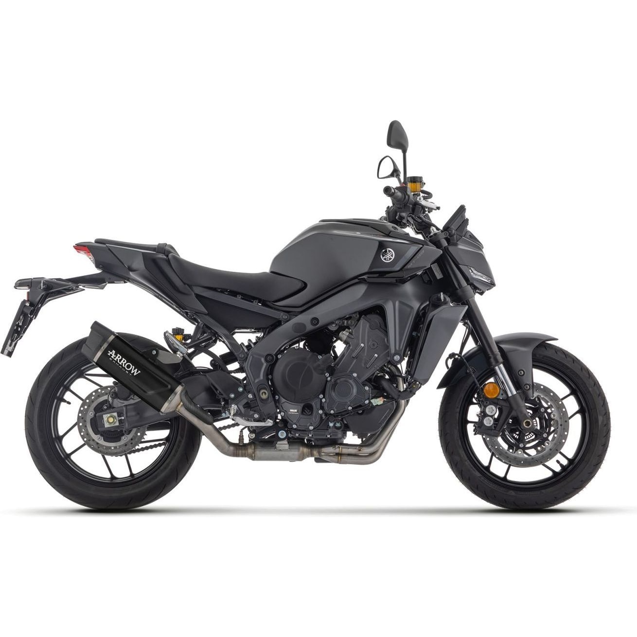 Arrow Exhaust Auspuff Indy 71988AKN 3-1 Alu schwarz/Carbon für MT-09 2024-