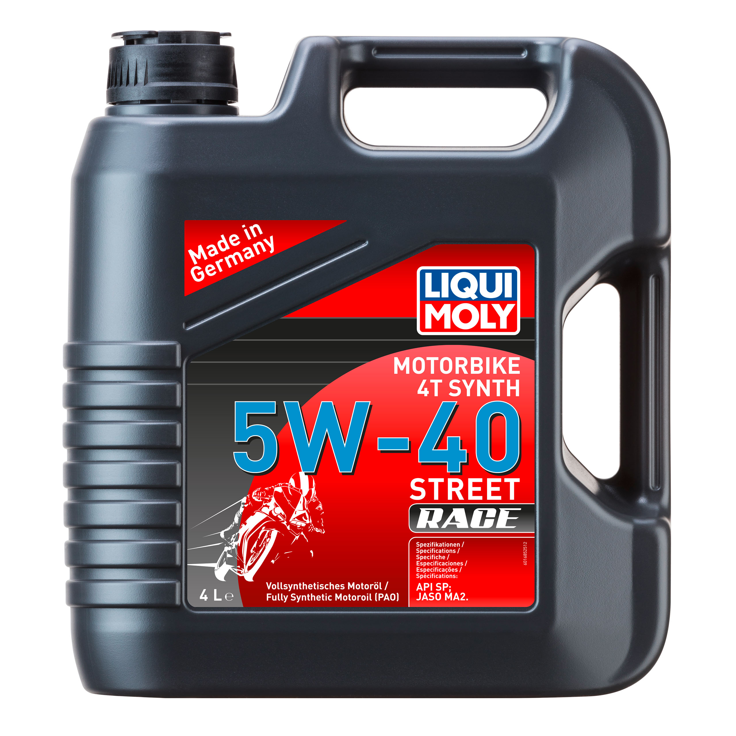 Liqui Moly-Motoröl Motorbike 4T 5W-40 Street Race Vollsyntheti. 4 Liter-5702371246000101