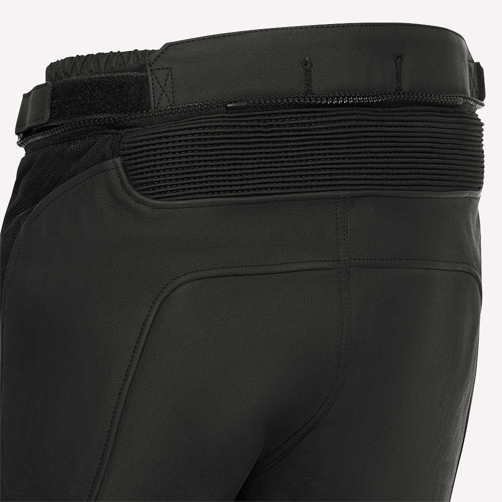 Pharao-Nitra WP Leder-/Textilhose schwarz 50-0000854003001306