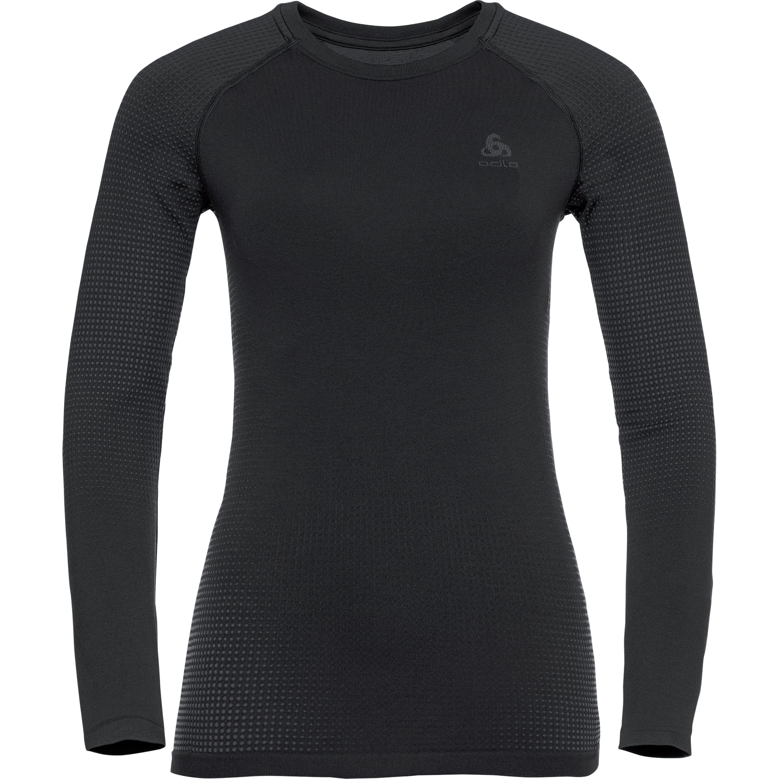 Odlo-Performance Warm Eco Damen Baselayer-Top anthrazit-2404721999010