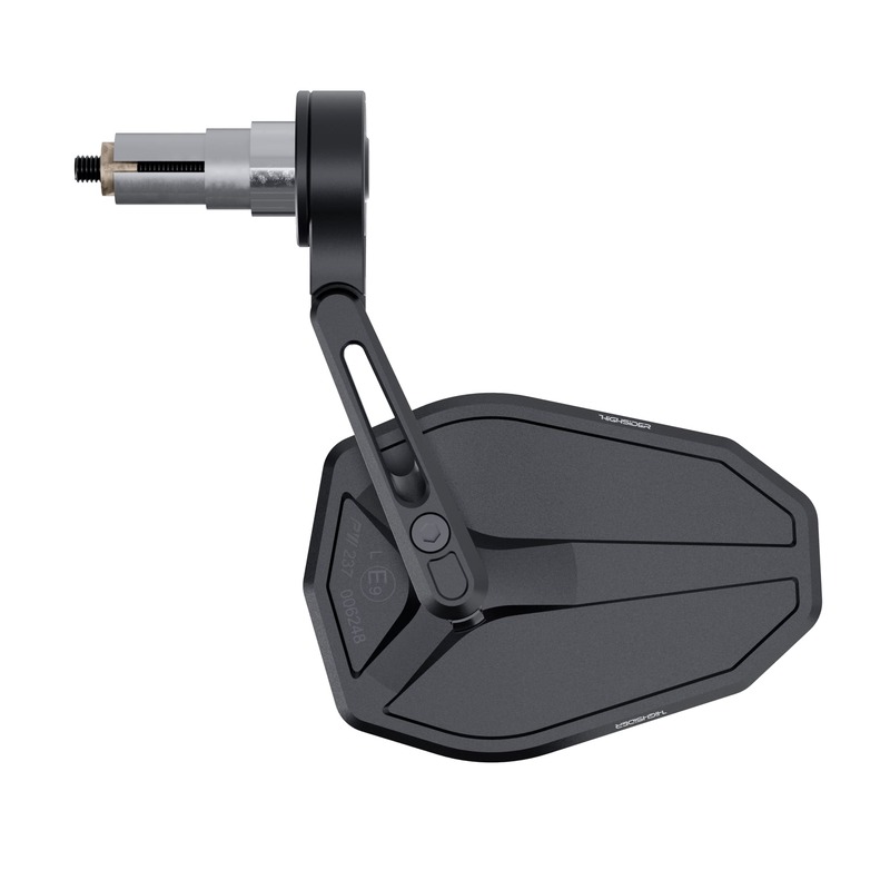 HIGHSIDER pro-Lenkerendenspiegel für 12-22mm Victory-Slim Evo kurz schwarz-0001781112000000