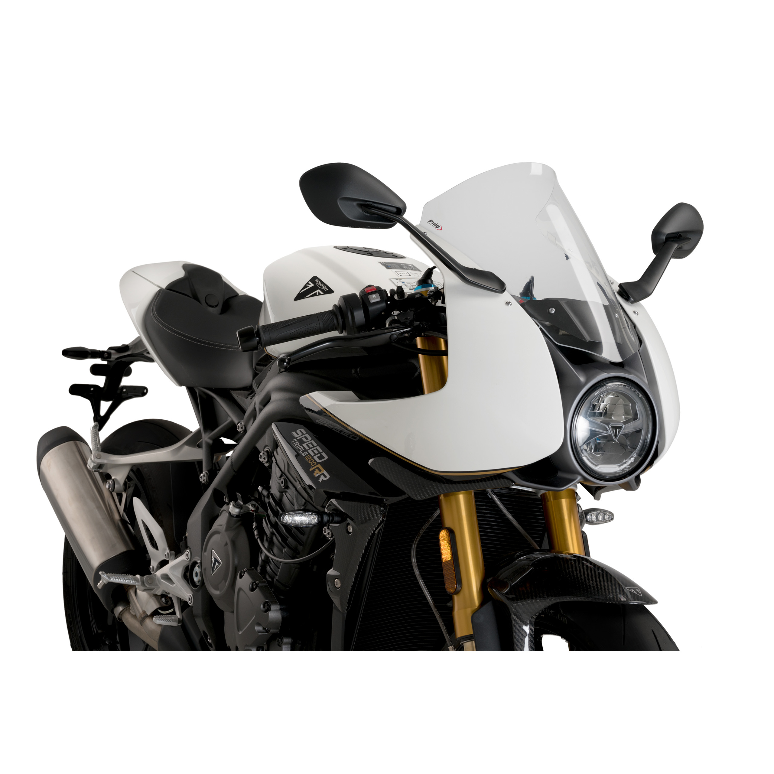 Puig Verkleidungsscheibe R-Racer klar für Triumph Speed Triple 12 - Motorradteile & Ersatzteile - Verkleidungen & Abdeckungen