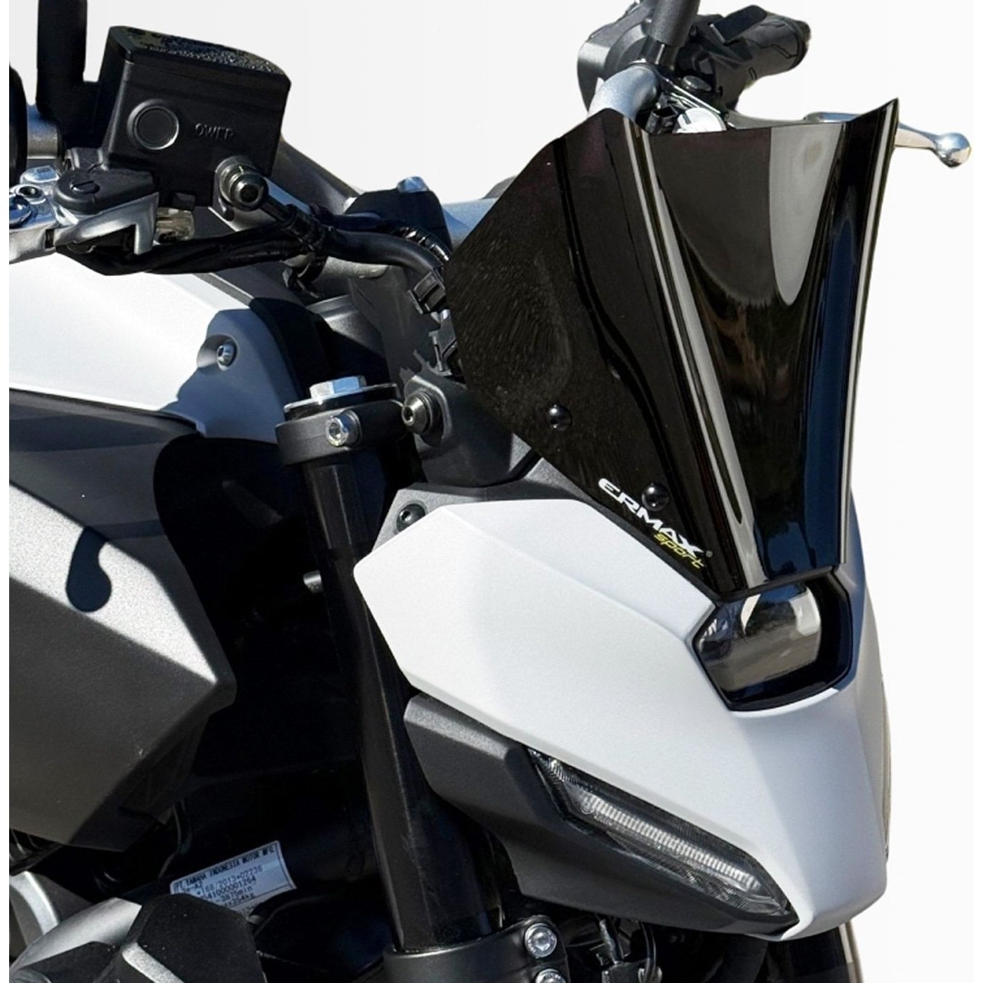 Ermax windscreen cockpit dark tinted for Yamaha MT-07 25-