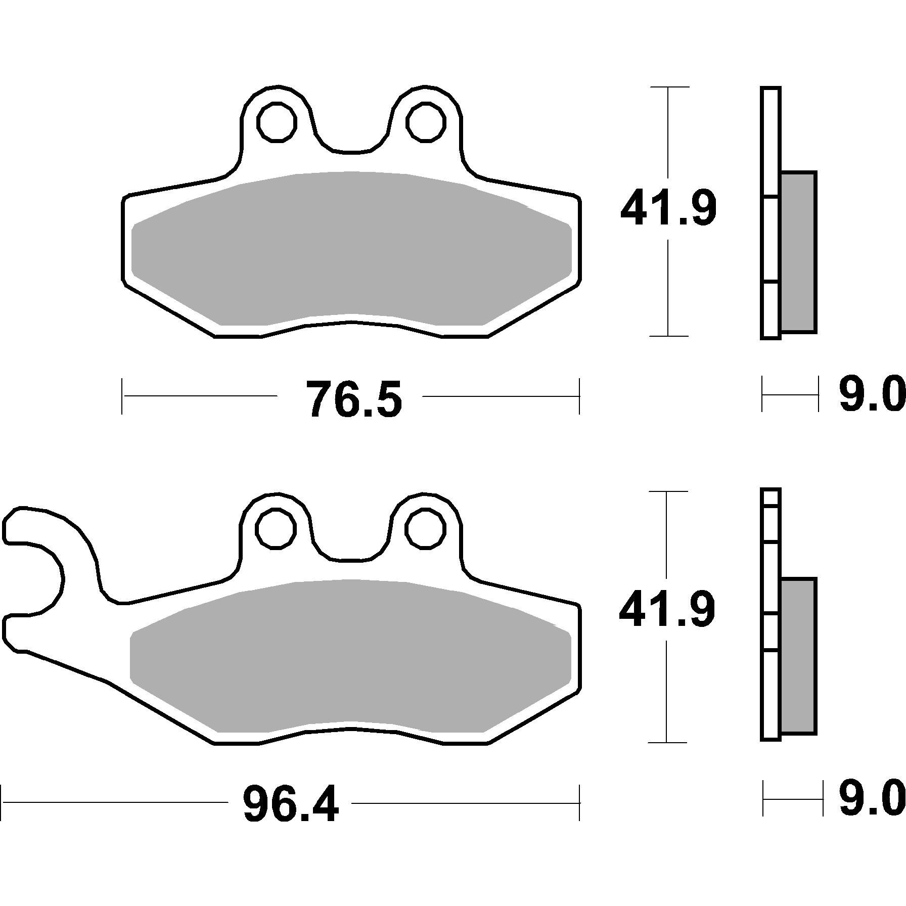 Brembo-Bremsbeläge organisch-5561891267001720