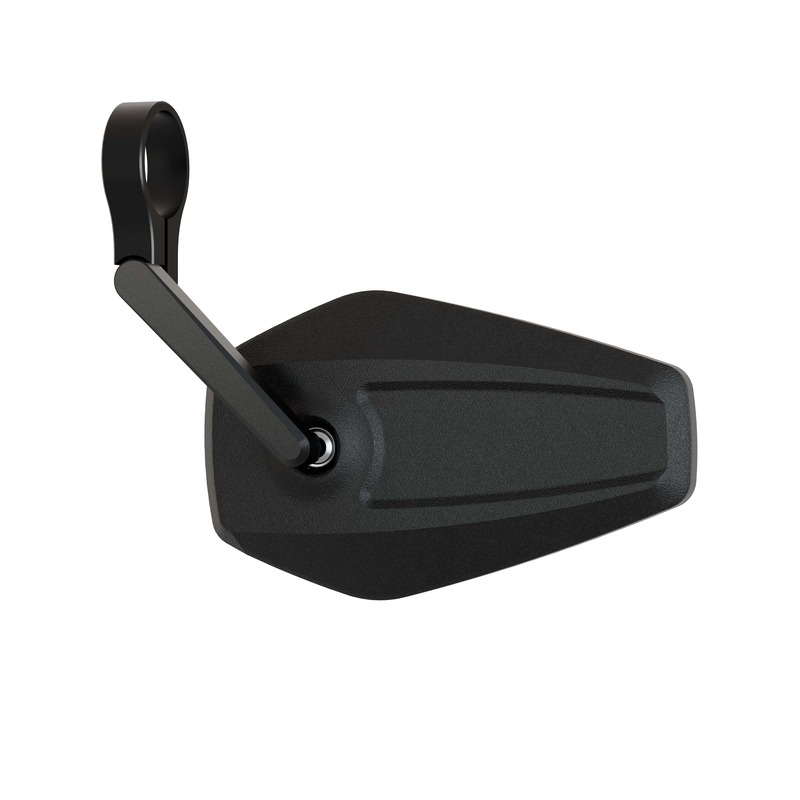 HIGHSIDER smart Lenkerendenspiegel für 22/25,4/30mm Booster 2 kurz schwarz - Motorradteile & Ersatzteile - Motorradspiegel