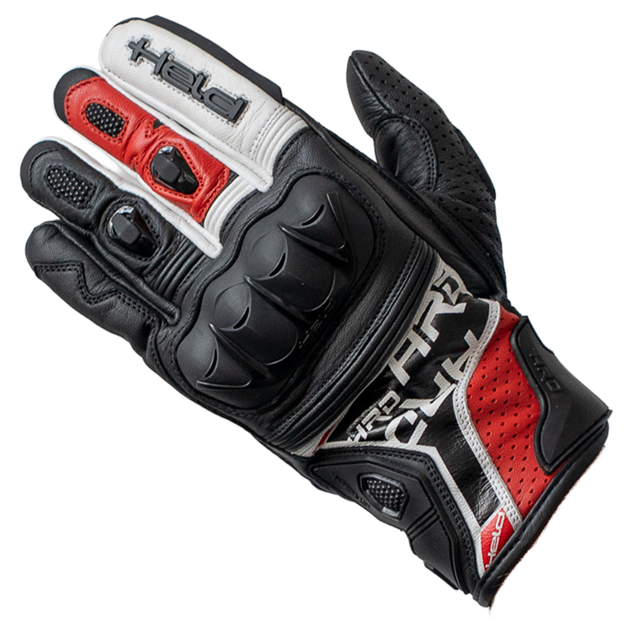 Held-Racing Sporthandschuh POLO Edition schwarz/weiß/rot 9-0001735007035808